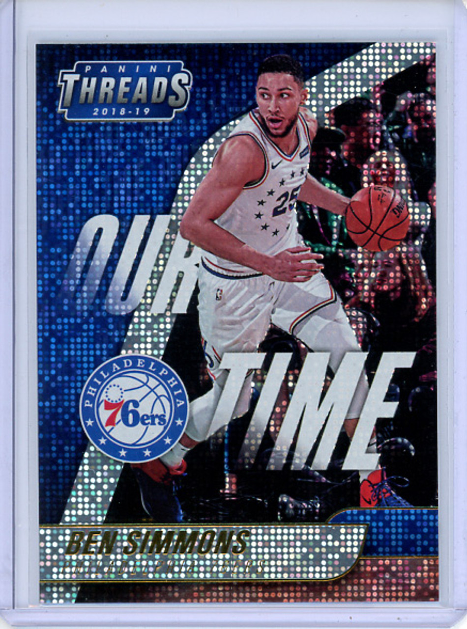 Ben Simmons 2018-19 Threads, Our Time #10 Dazzle