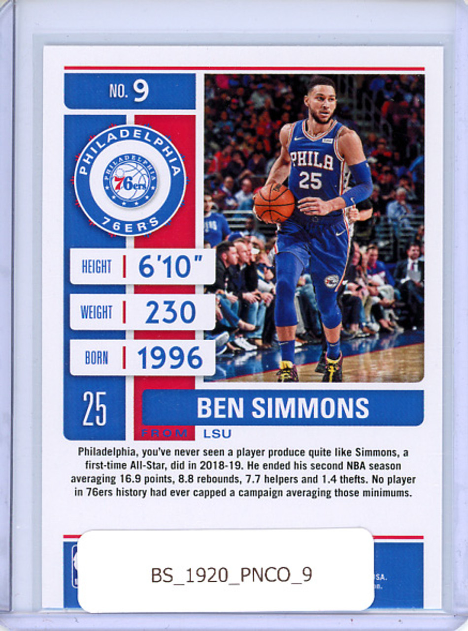 Ben Simmons 2019-20 Contenders #9