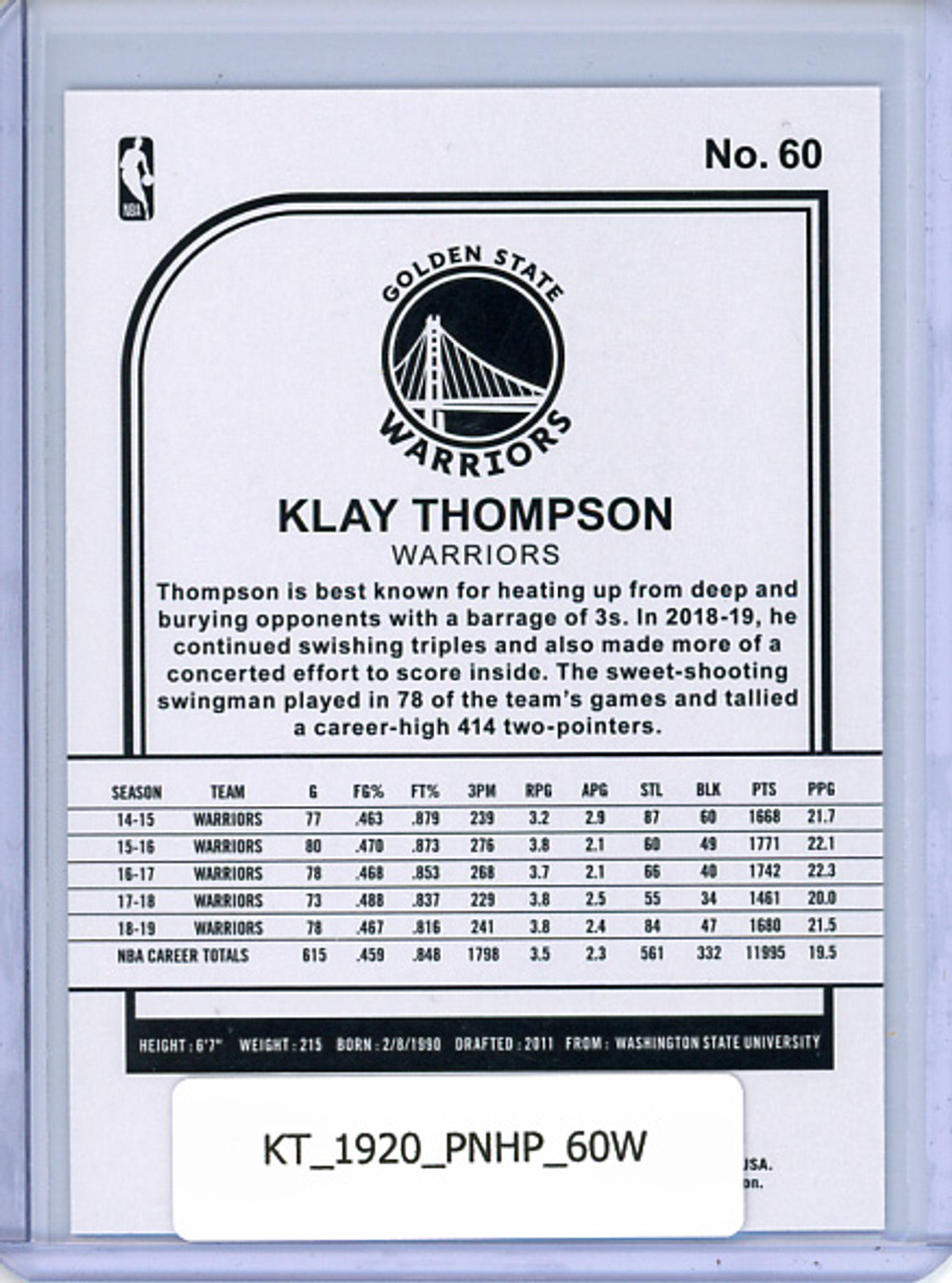 Klay Thompson 2019-20 Hoops #60 Winter