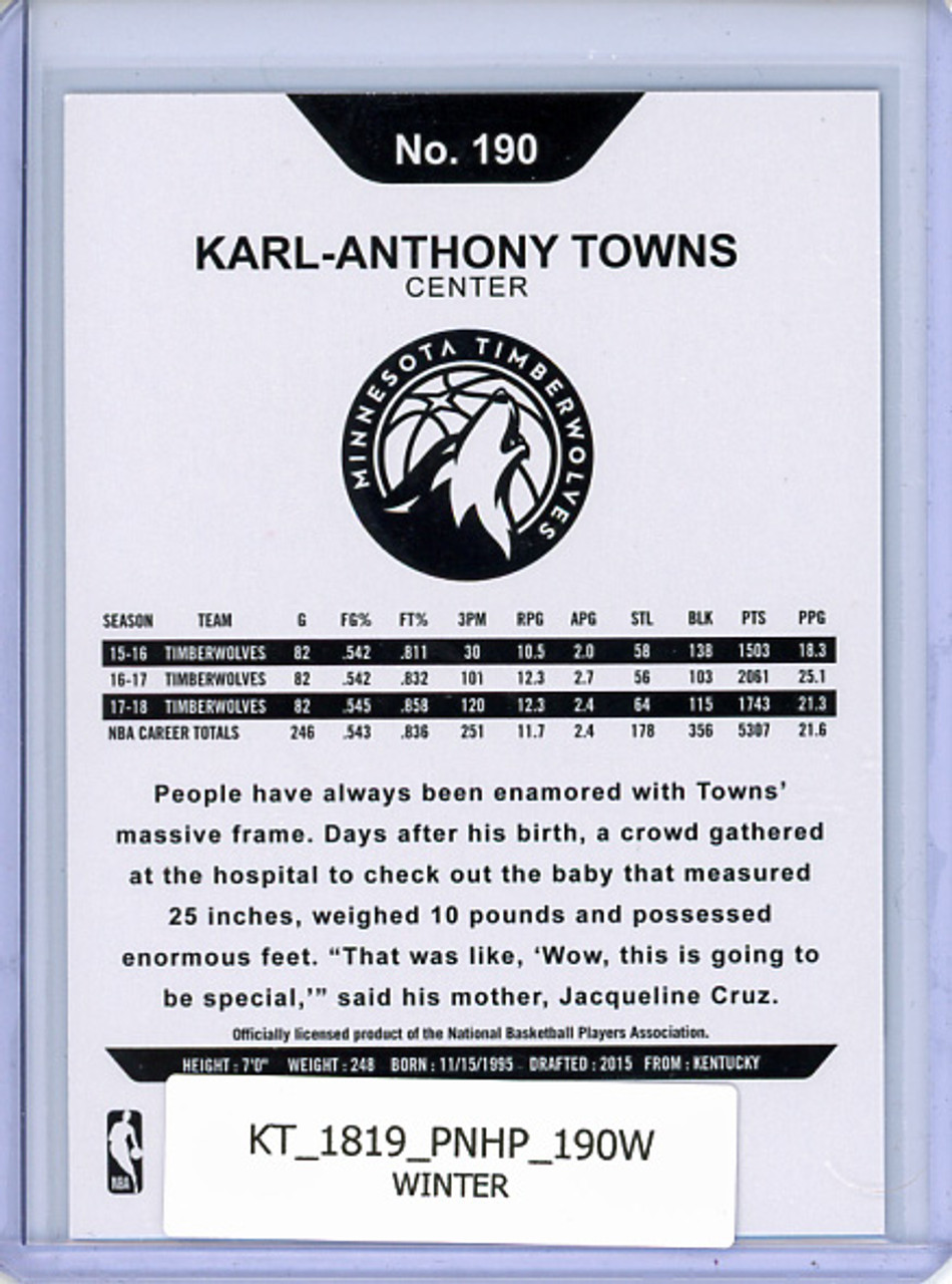 Karl-Anthony Towns 2018-19 Hoops #190 Winter