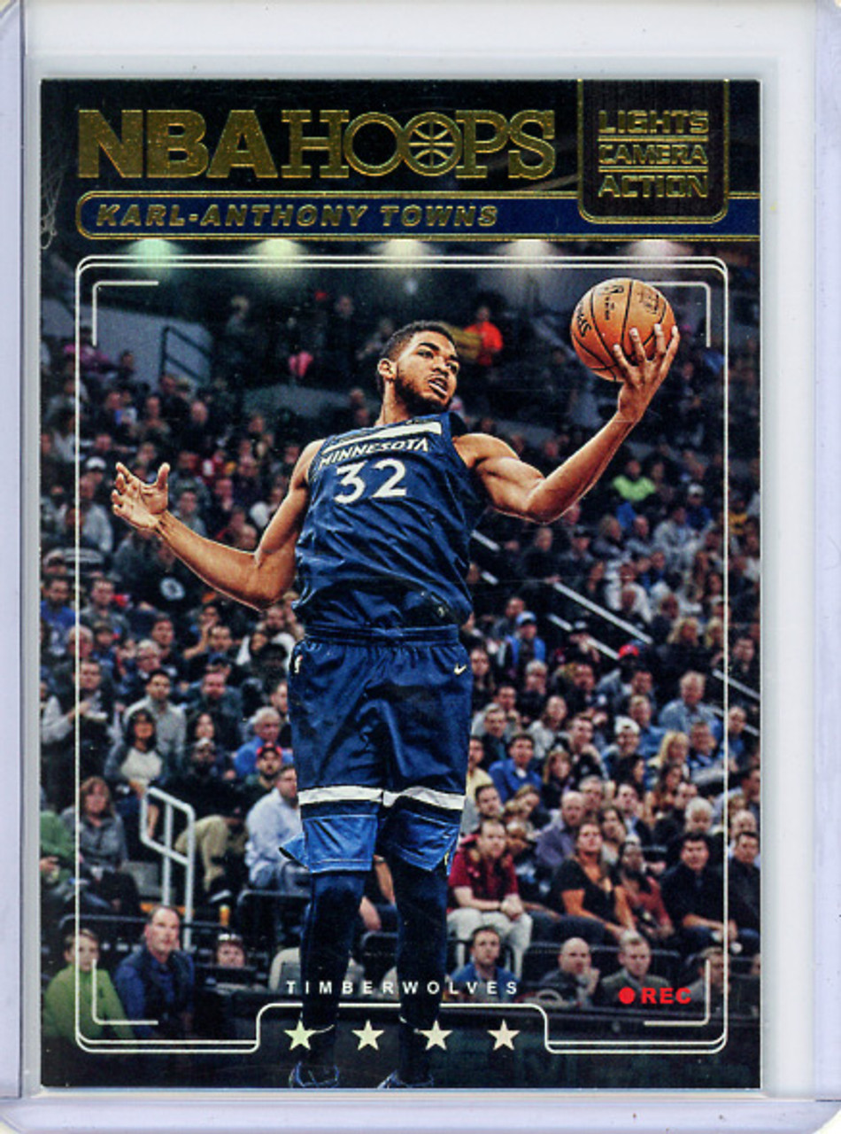 Karl-Anthony Towns 2018-19 Hoops, Lights Camera Action #LCA-15 Holo