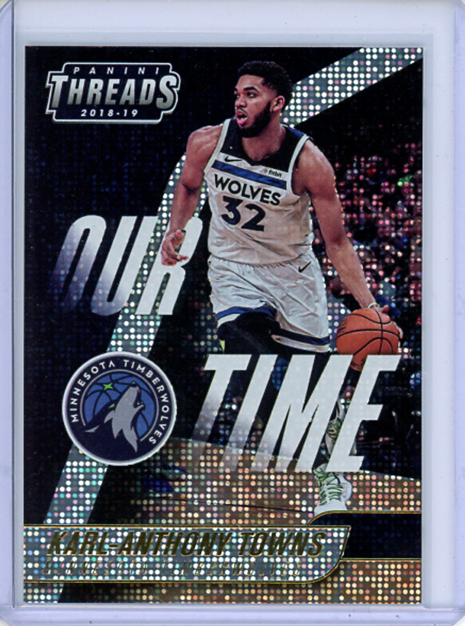 Karl-Anthony Towns 2018-19 Threads, Our Time #11 Dazzle