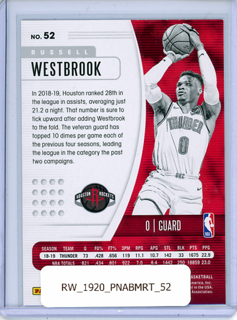 Russell Westbrook 2019-20 Absolute #52 Retail