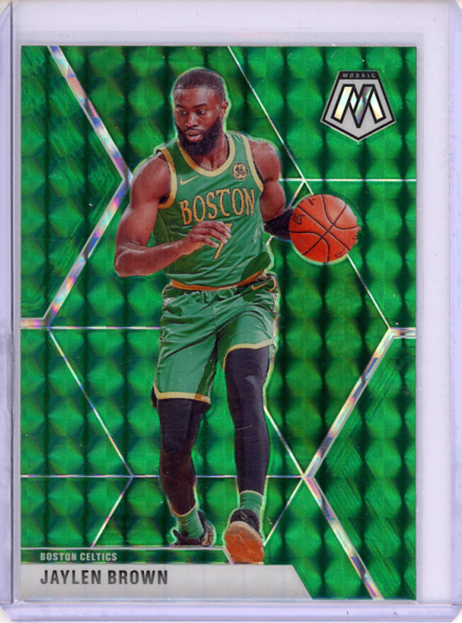 Jaylen Brown 2019-20 Mosaic #89 Green