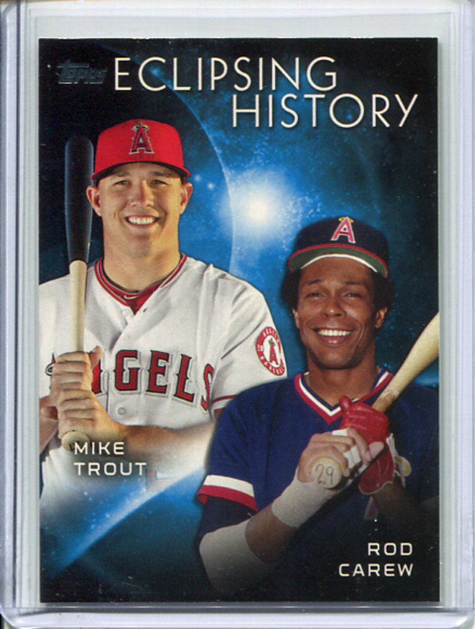 Mike Trout, Rod Carew 2015 Topps, Eclipsing History #EH-7