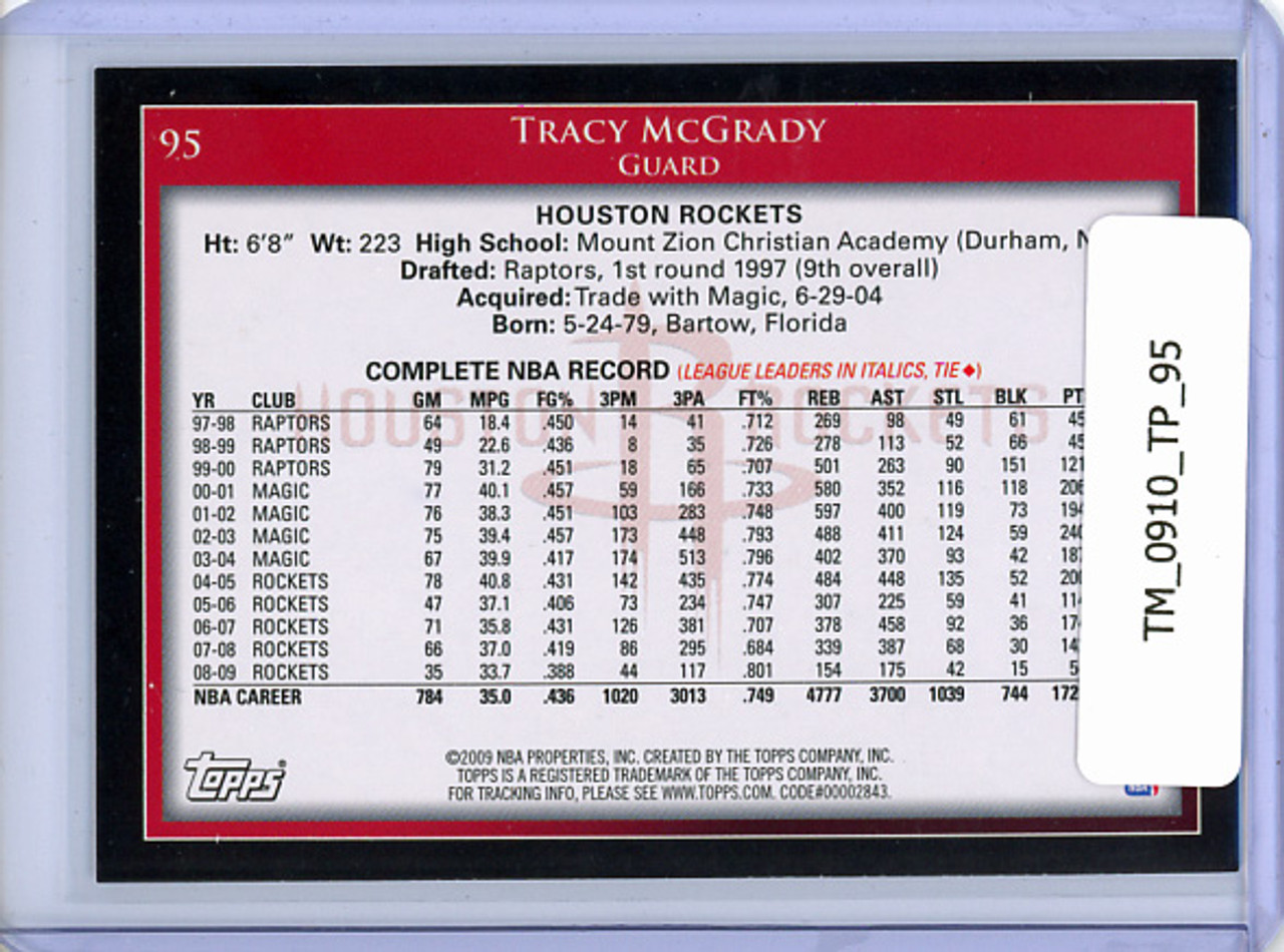 Tracy McGrady 2009-10 Topps #95