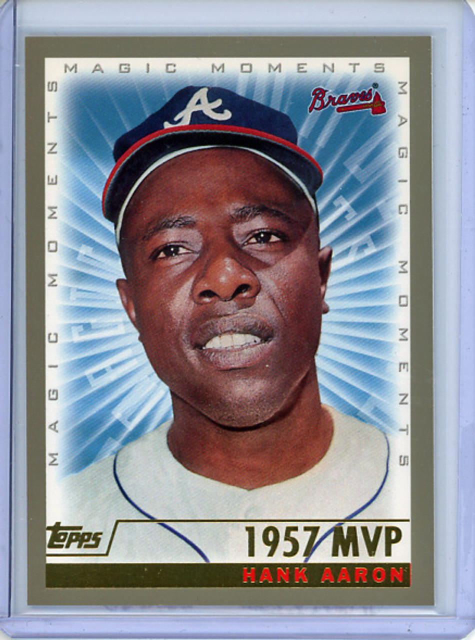 Hank Aaron 2000 Topps #237B 1957 MVP