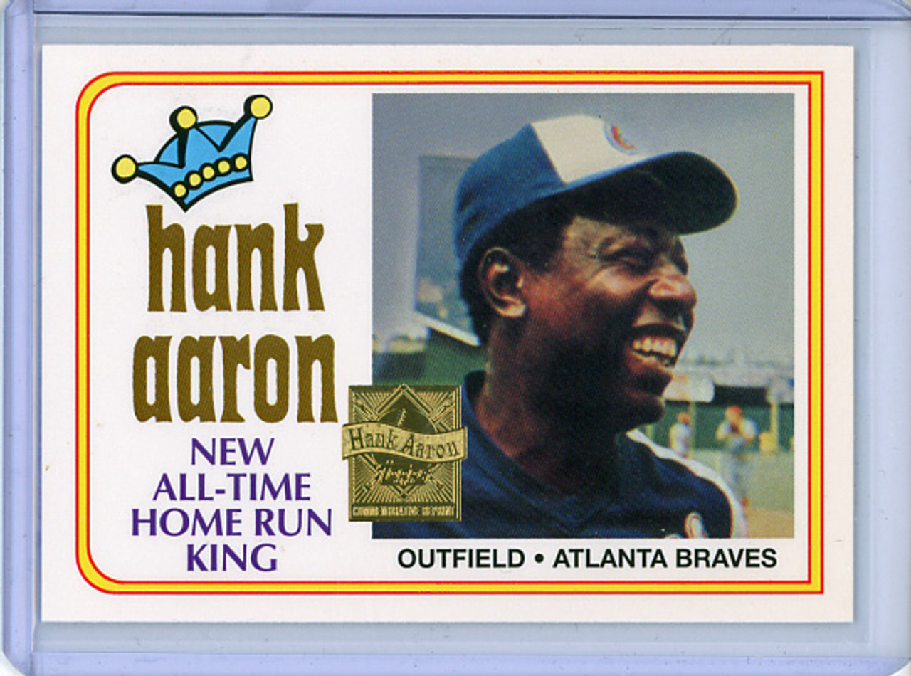 Hank Aaron 2000 Topps Aaron #21 1974 Reprint