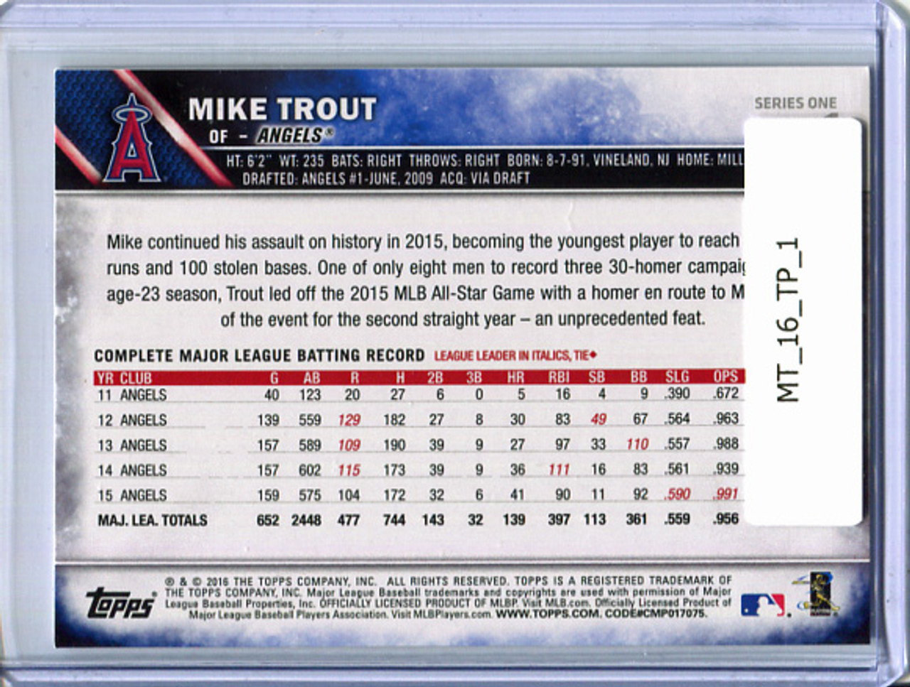 Mike Trout 2016 Topps #1