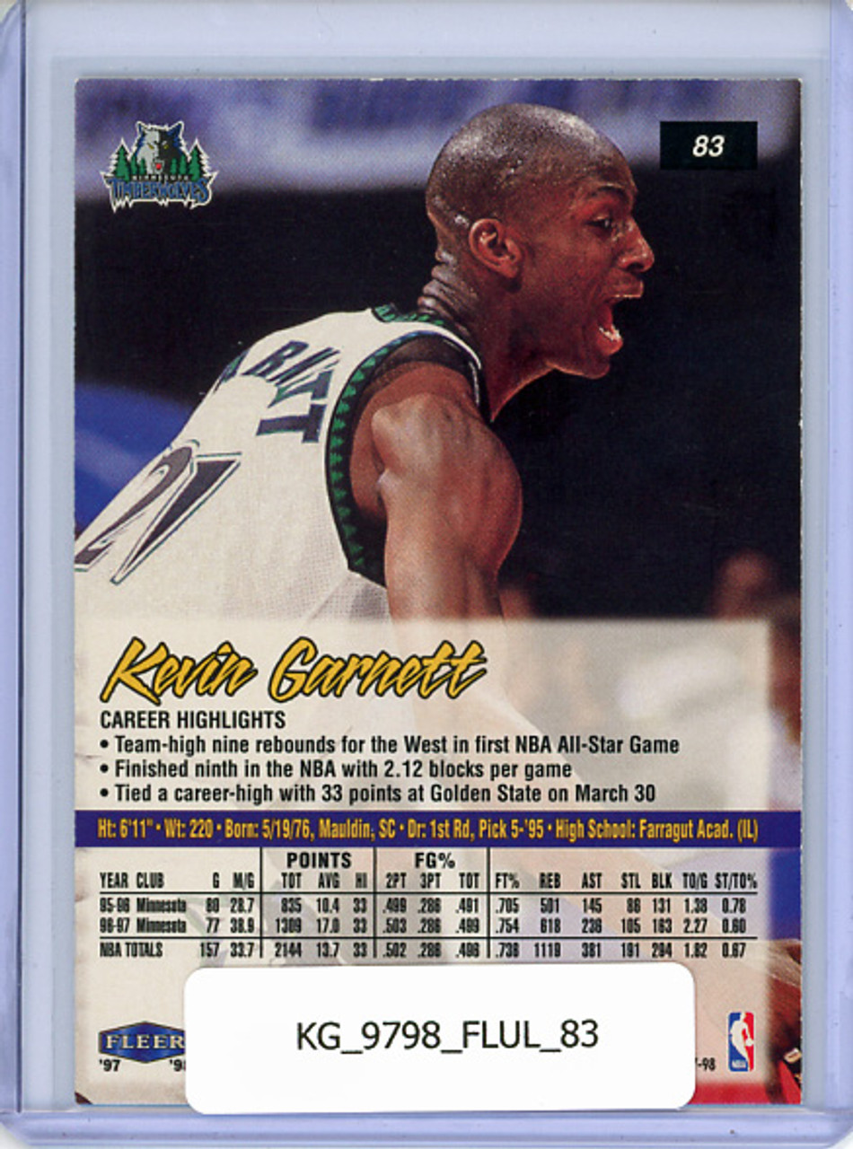 Kevin Garnett 1997-98 Ultra #83