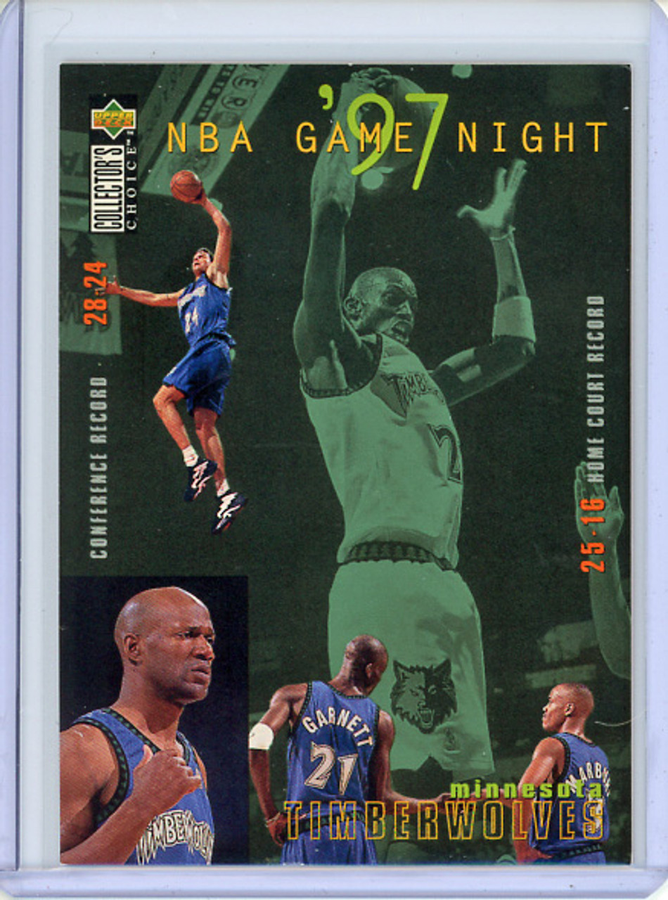 Kevin Garnett 1997-98 Collector's Choice #171 Game Night