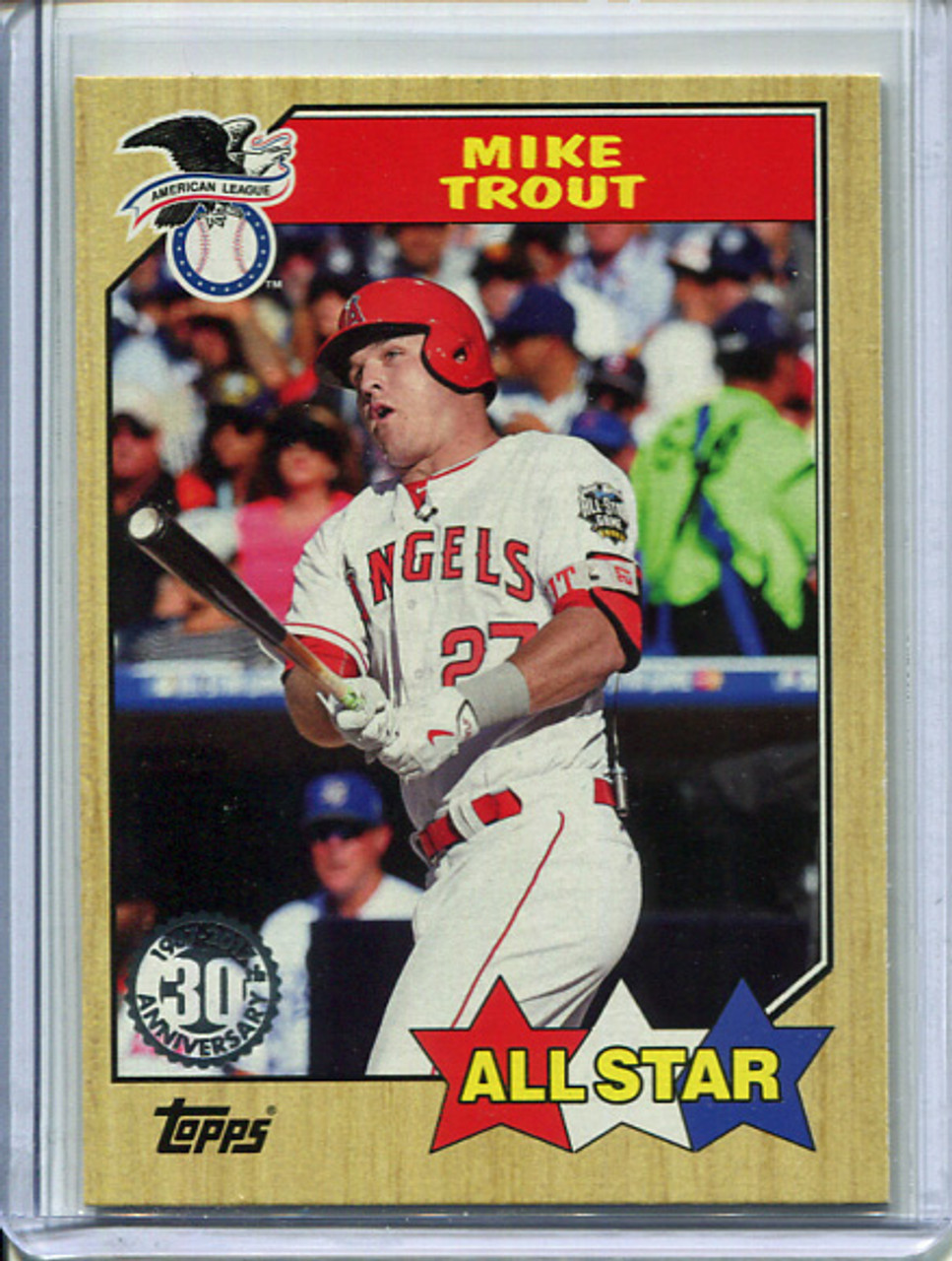 Mike Trout 2017 Topps, 1987 Topps All-Star #87-150