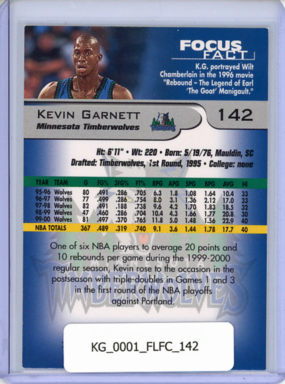 Kevin Garnett 2000-01 Focus #142