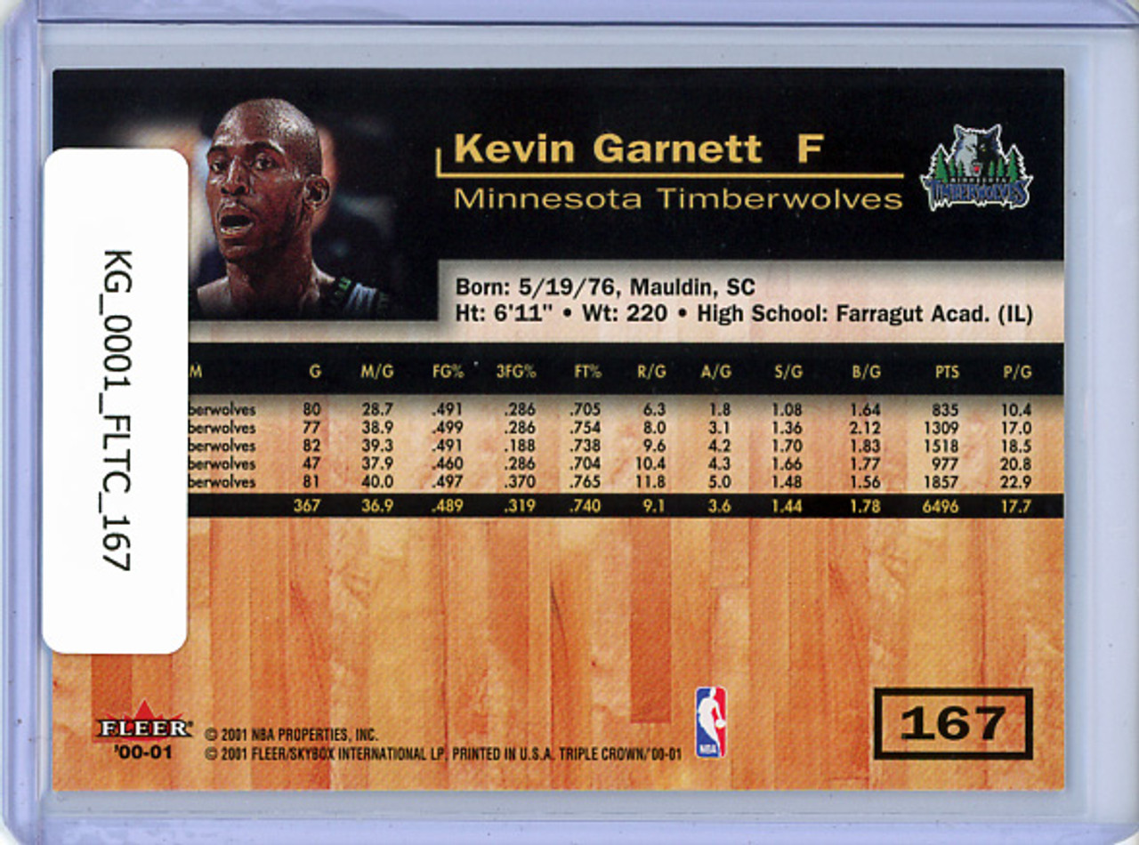 Kevin Garnett 2000-01 Triple Crown #167