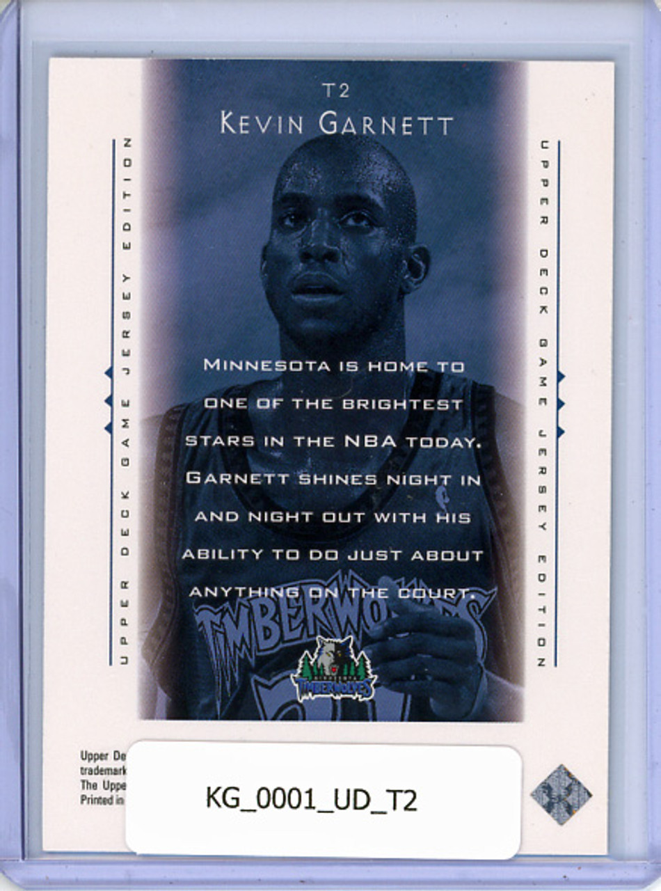 Kevin Garnett 2000-01 Upper Deck, Touch the Sky #T2