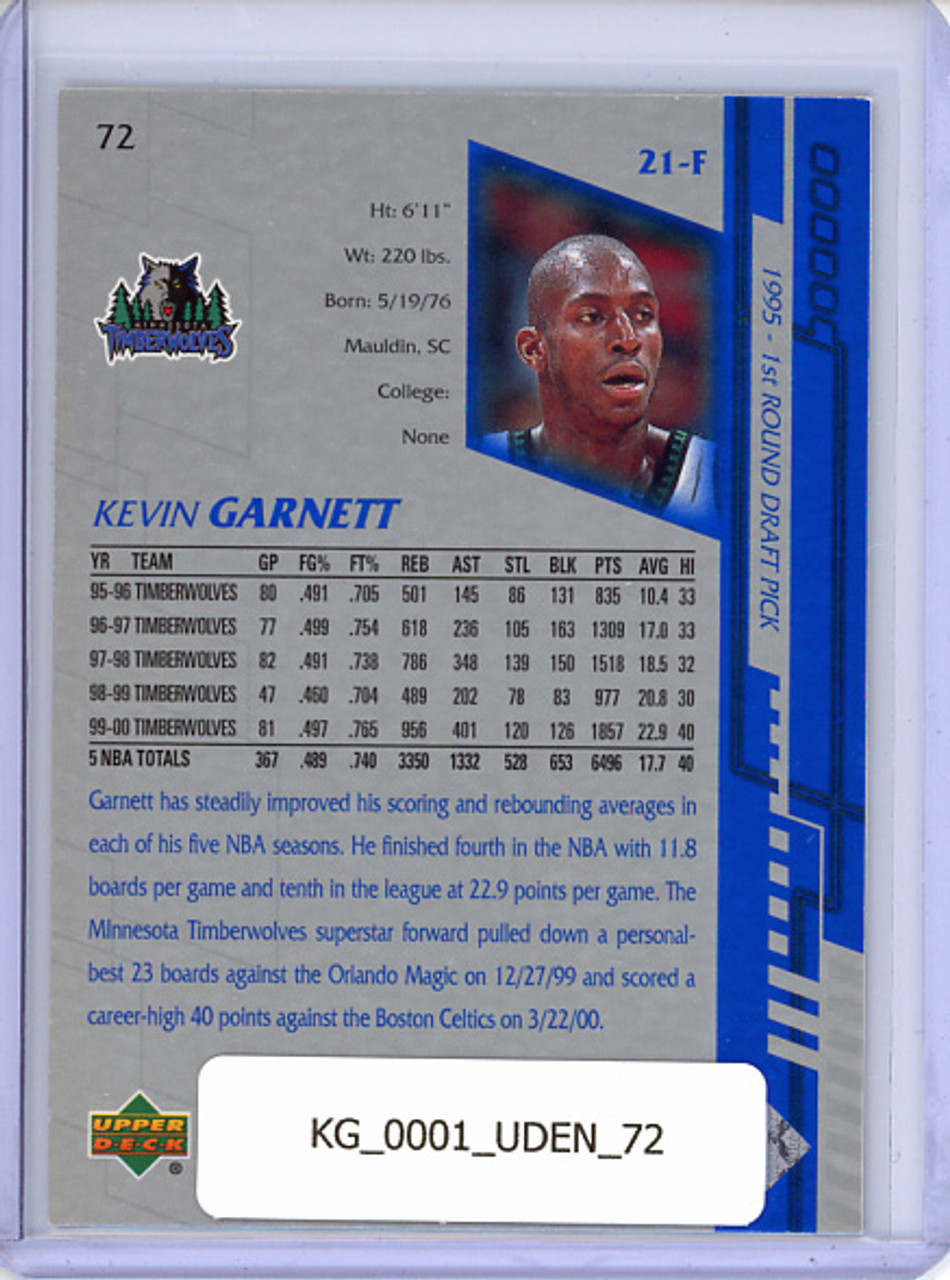 Kevin Garnett 2000-01 Encore #72