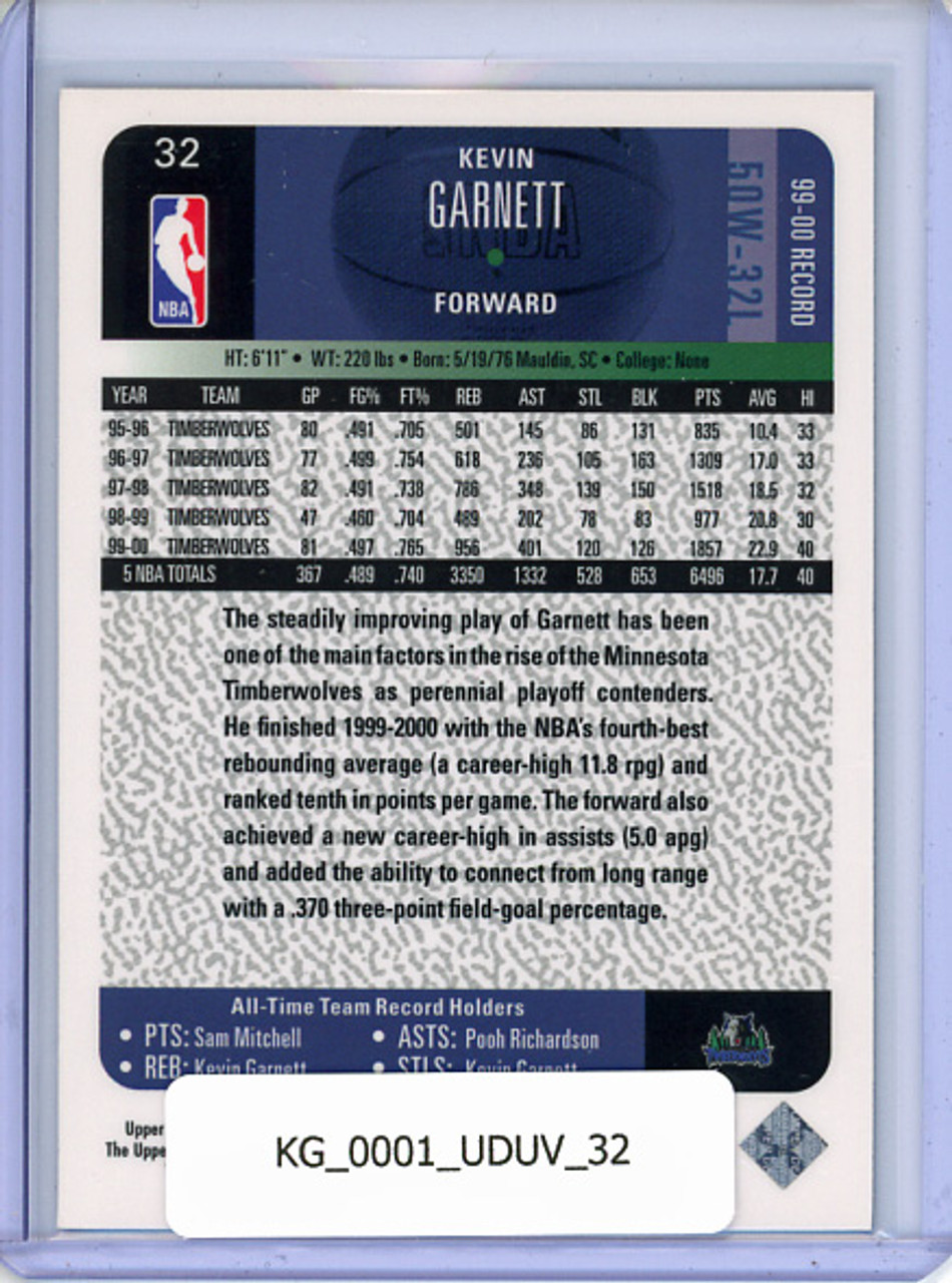 Kevin Garnett 2000-01 Ultimate Victory #32