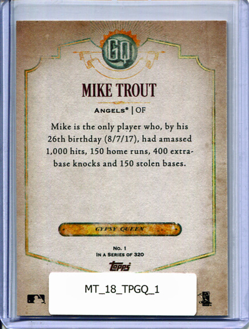 Mike Trout 2018 Gypsy Queen #1