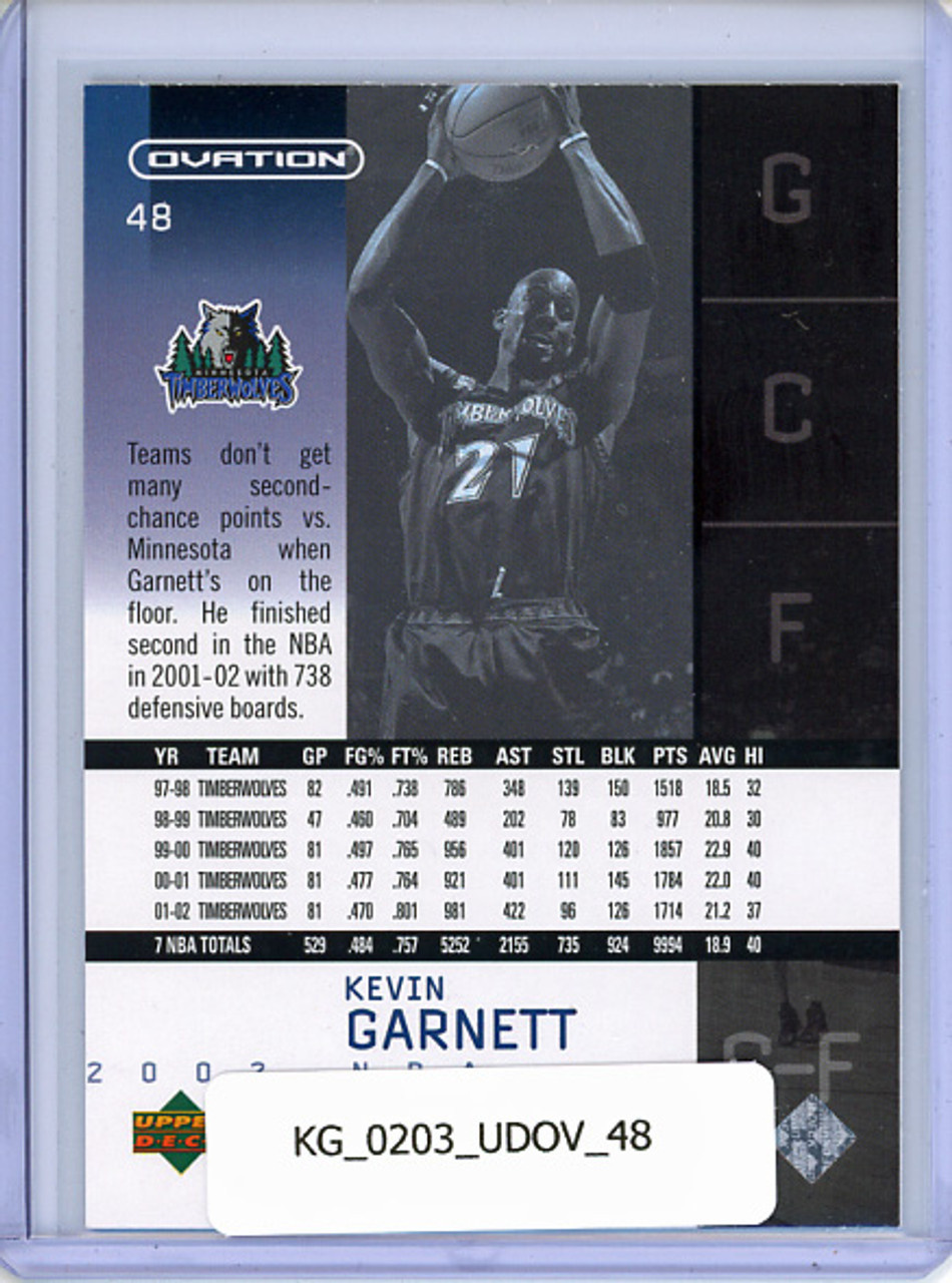 Kevin Garnett 2002-03 Ovation #48