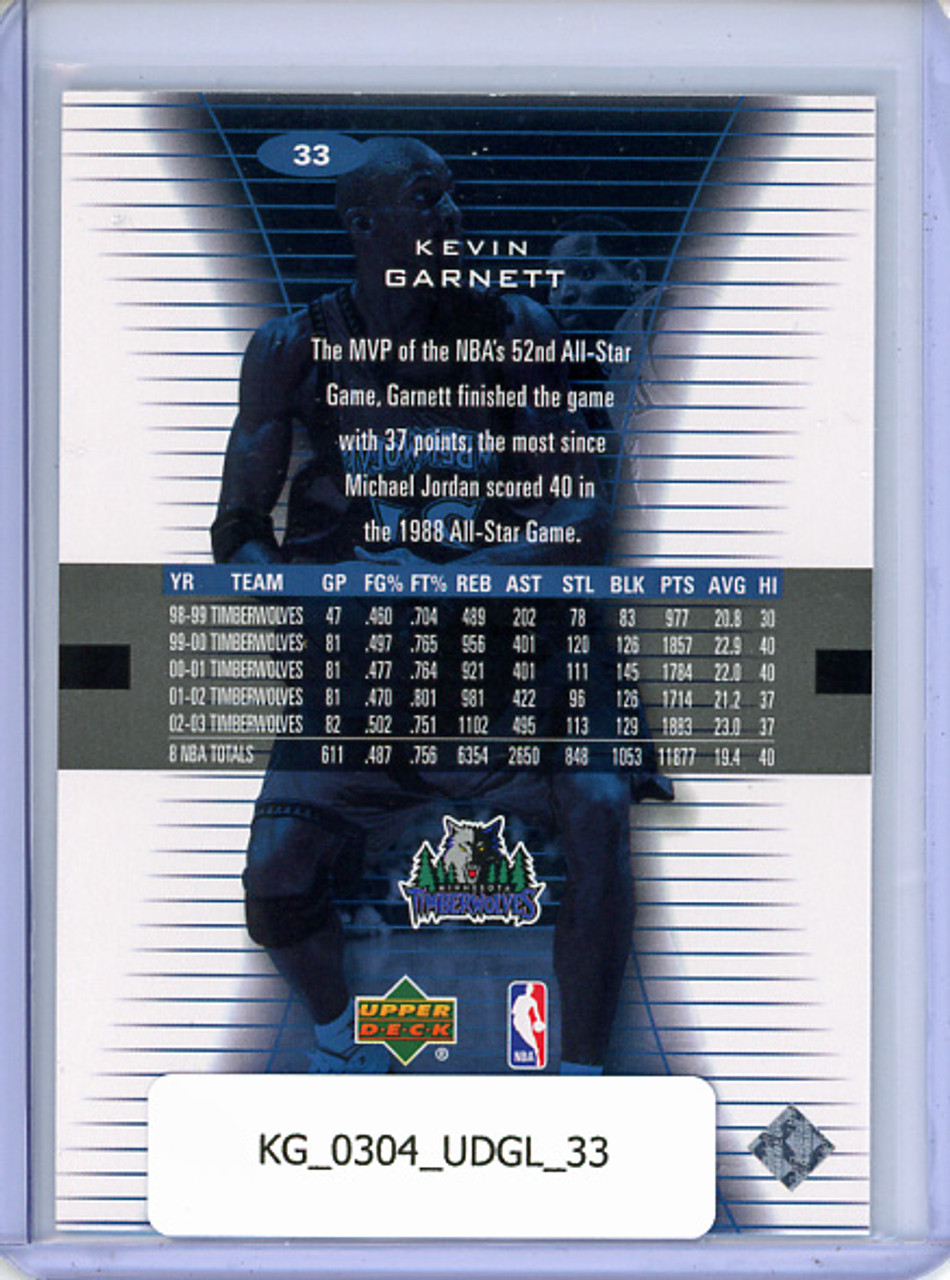 Kevin Garnett 2003-04 Glass #33