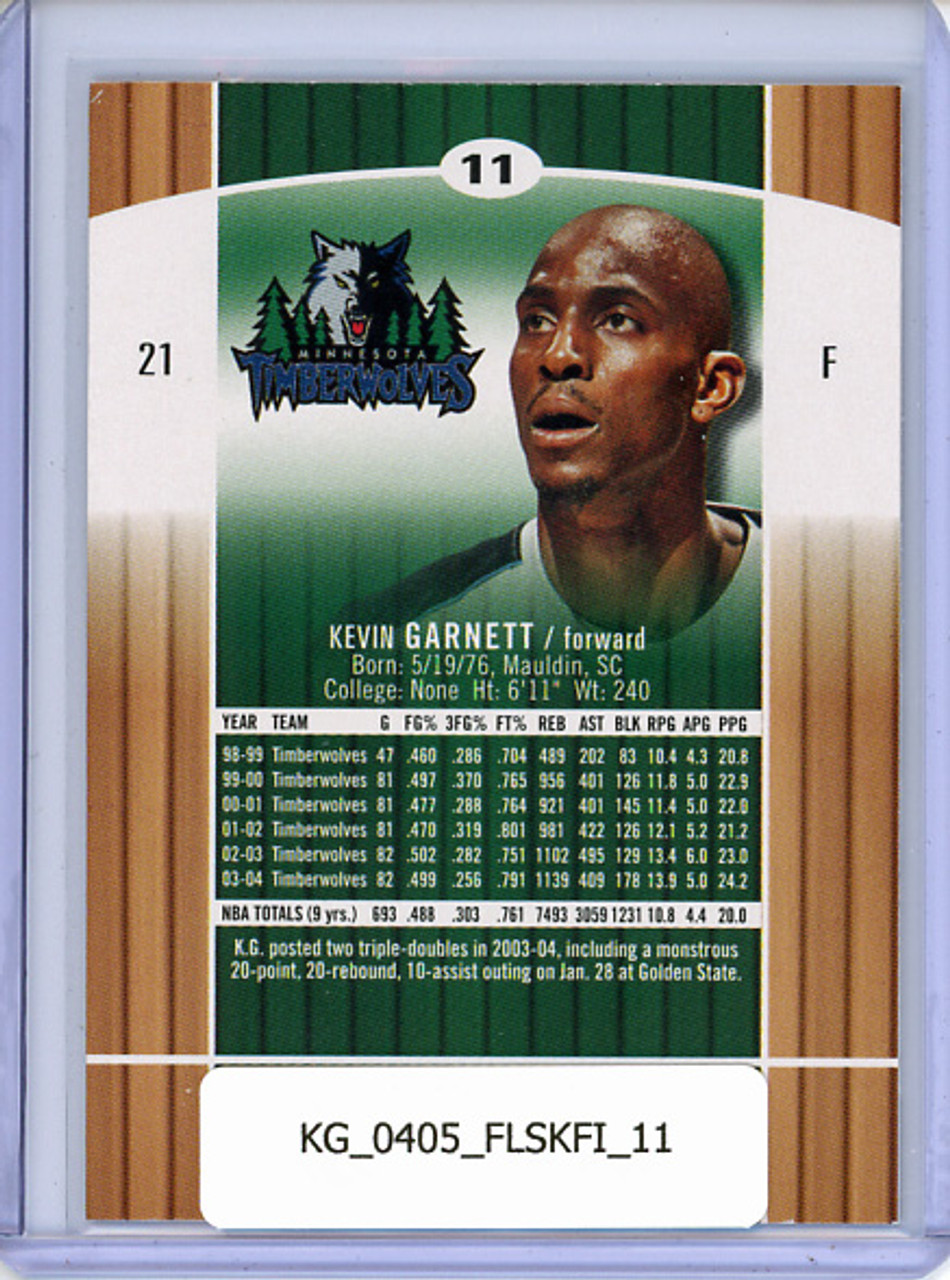 Kevin Garnett 2004-05 Skybox Fresh Ink #11