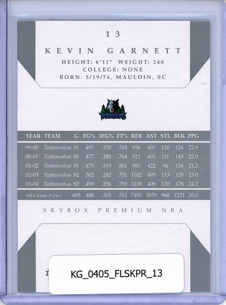 Kevin Garnett 2004-05 Skybox Premium #13