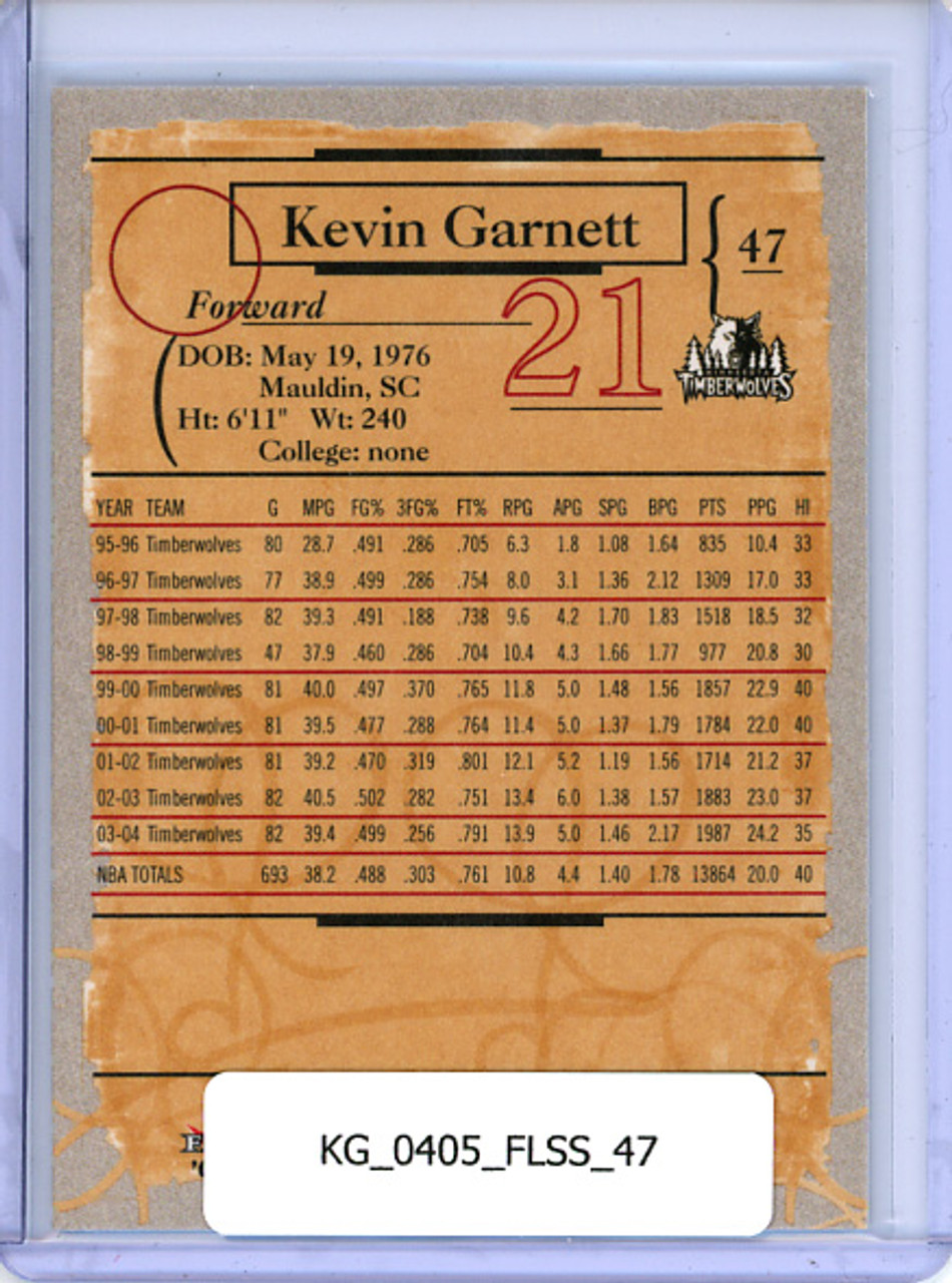 Kevin Garnett 2004-05 Sweet Sigs #47