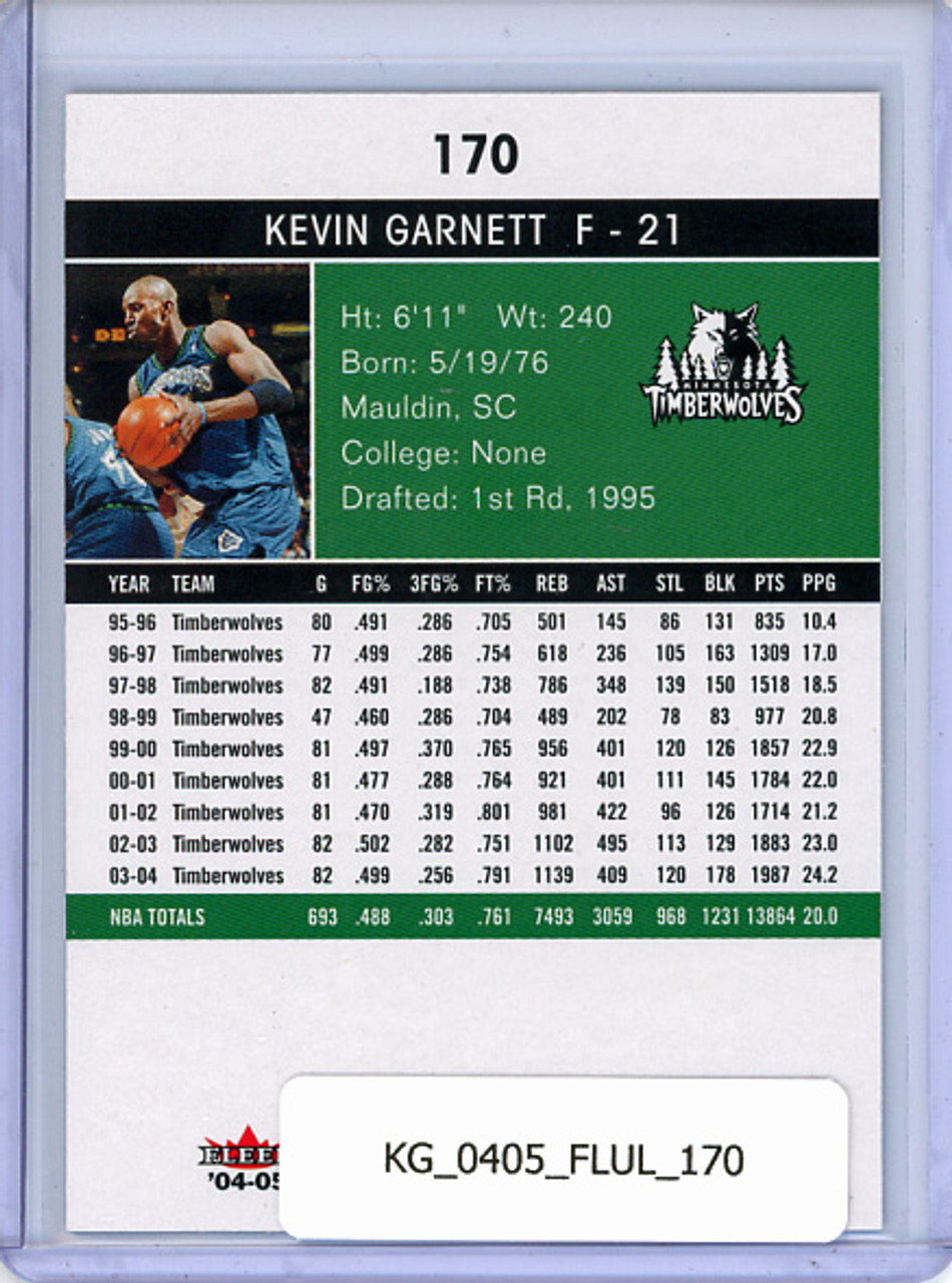Kevin Garnett 2004-05 Ultra #170