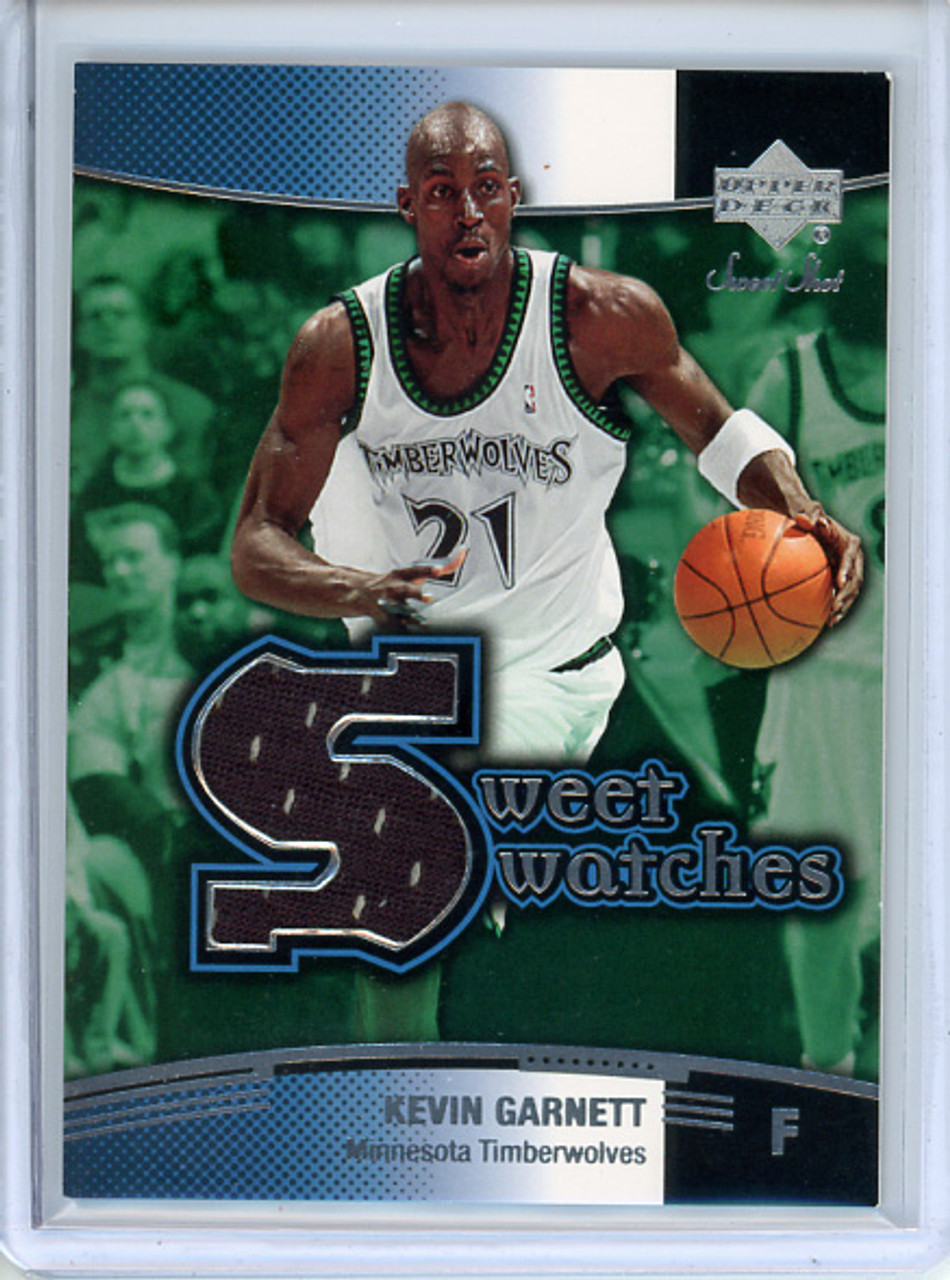 Kevin Garnett 2004-05 Sweet Shot, Sweet Swatches #SW-KG (1)