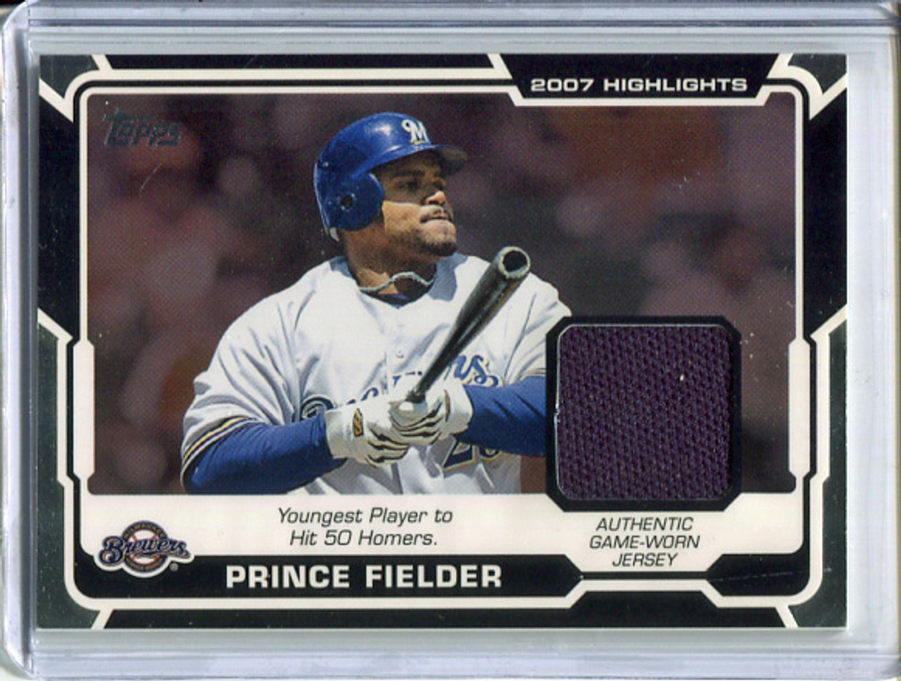Prince Fielder 2008 Topps S1, Highlight Relics #HR-PF