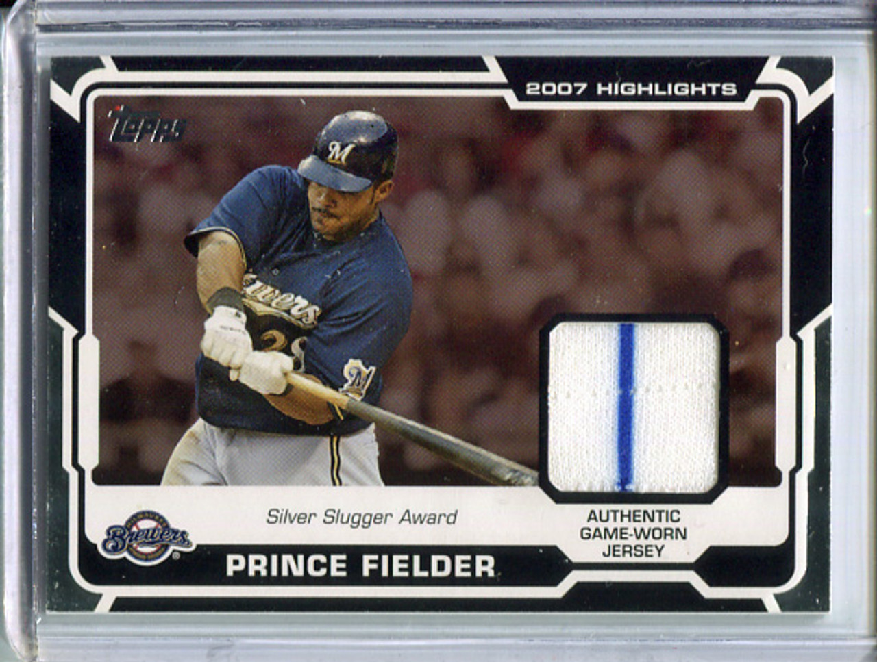 Prince Fielder 2008 Topps S2, Highlight Relics #HR-PF