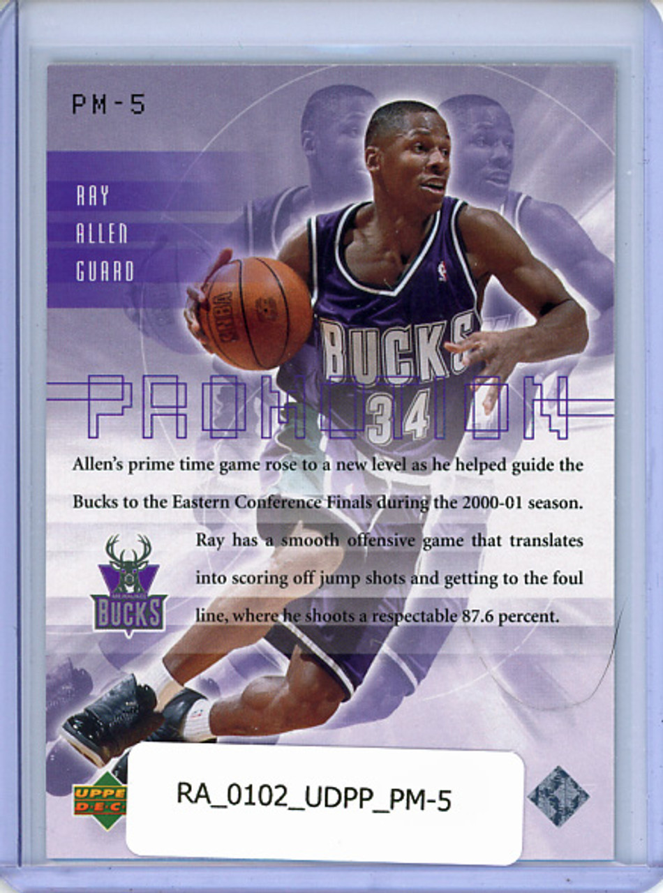 Ray Allen 2001-02 Pros & Prospects, Promotion #PM-5