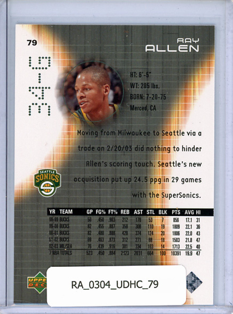 Ray Allen 2003-04 Hardcourt #79