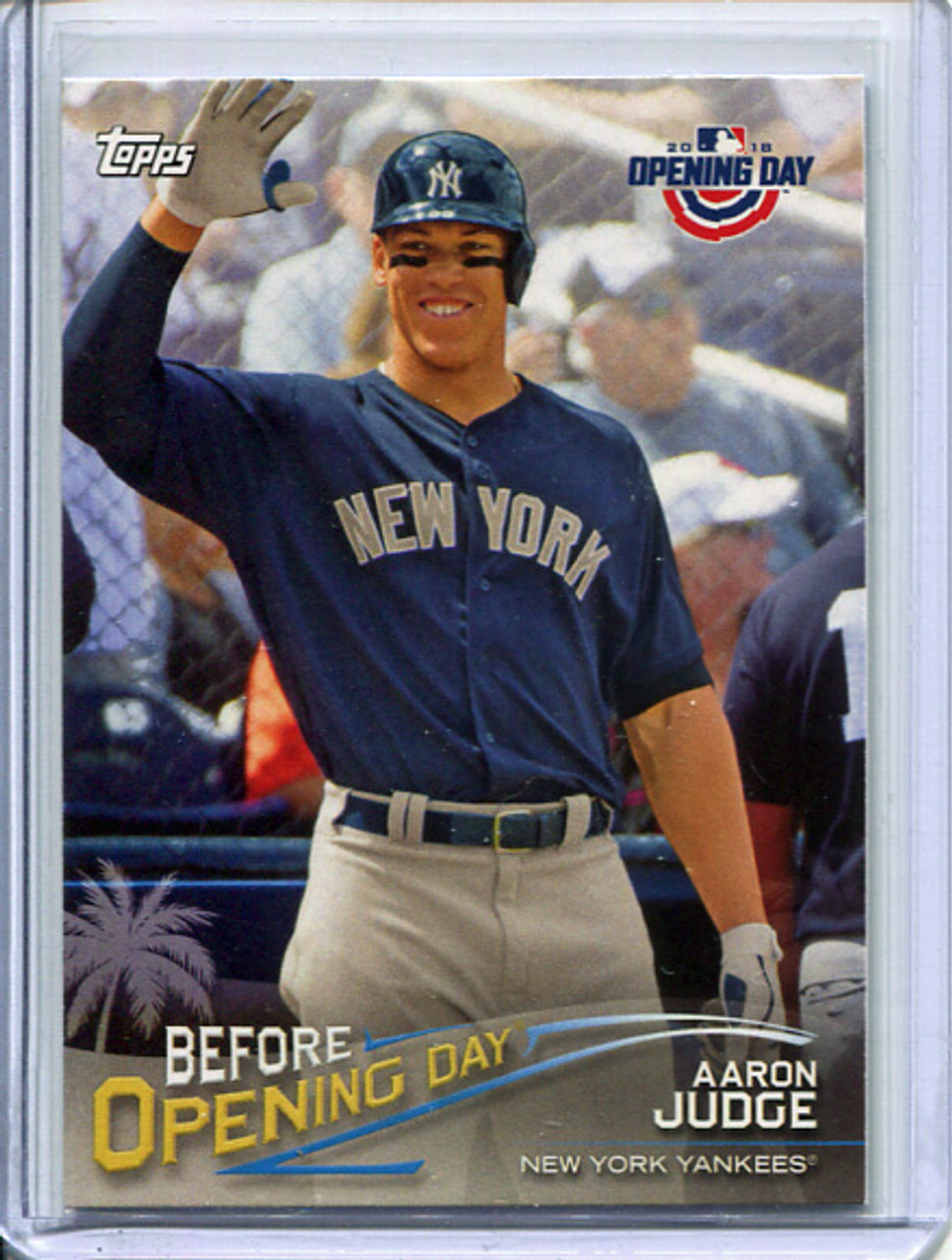 Aaron Judge 2018 Opening Day, Before Opening Day #BOD-AJ
