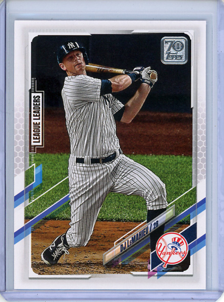 DJ LeMahieu 2021 Topps #108 League Leaders