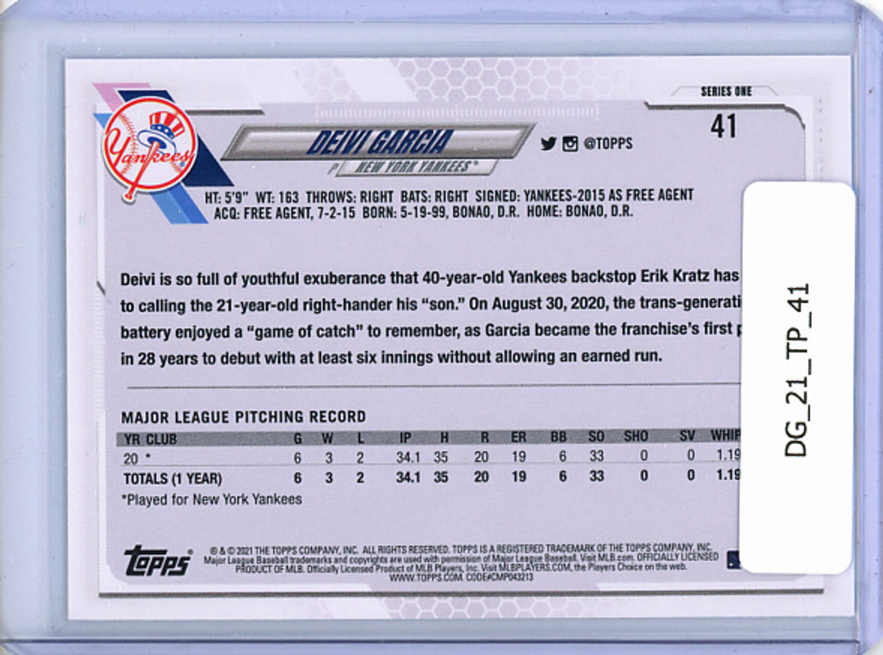 Deivi Garcia 2021 Topps #41