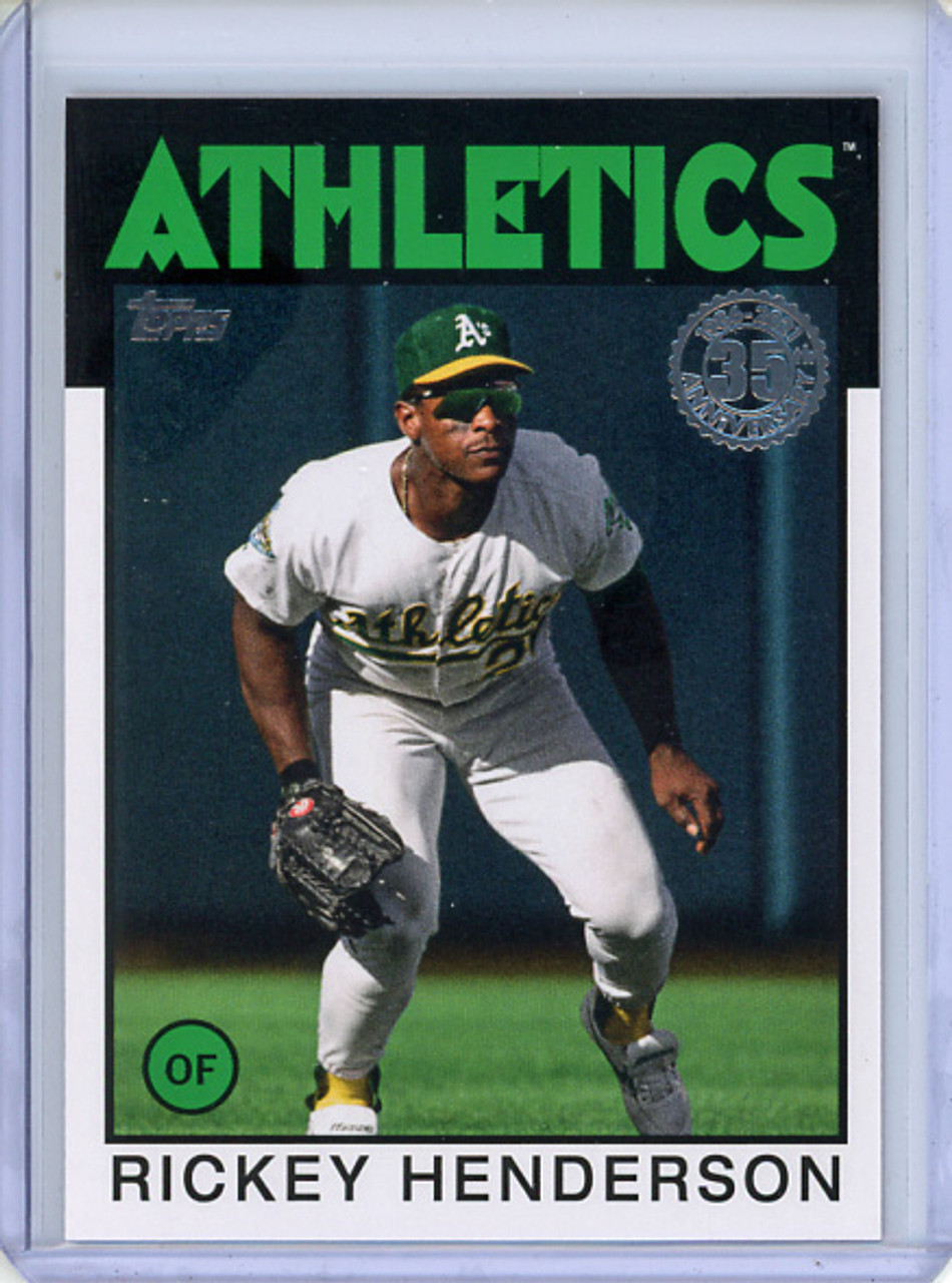 Rickey Henderson 2021 Topps, 1986 Topps #86B-80