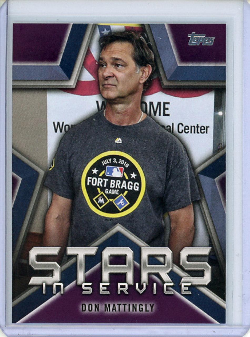 Don Mattingly 2021 Topps, Stars in Service #SIS-13