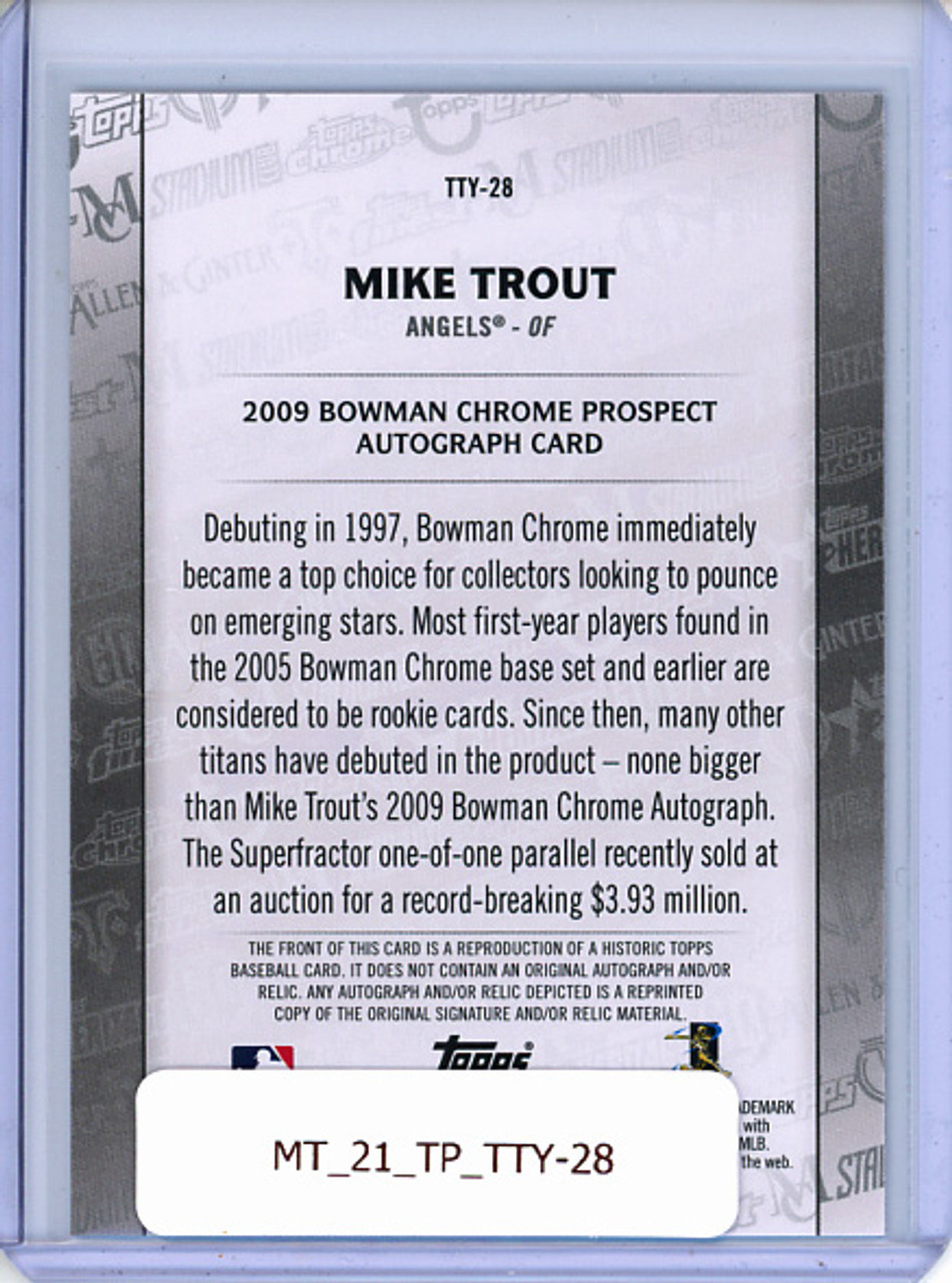 Mike Trout 2021 Topps, Through the Years #TTY-28