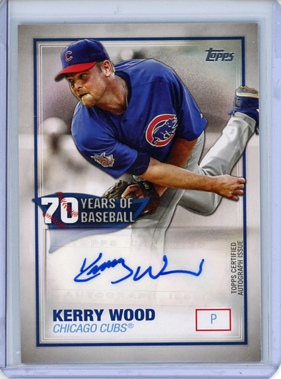 Kerry Wood 2021 Topps, 70 Years of Baseball Autographs #70YA-KW (1)