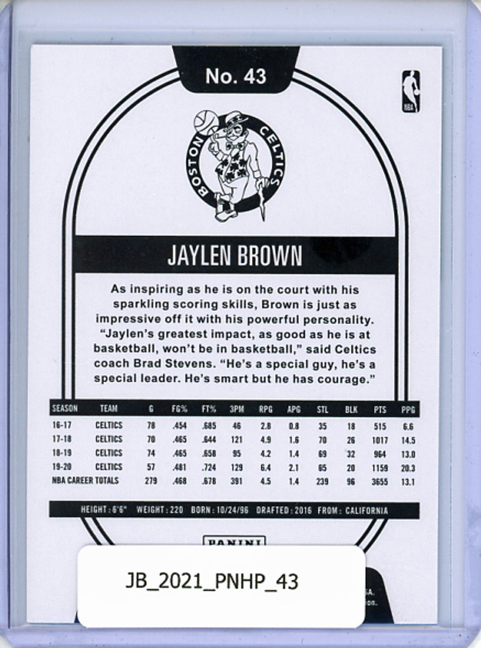 Jaylen Brown 2020-21 Hoops #43