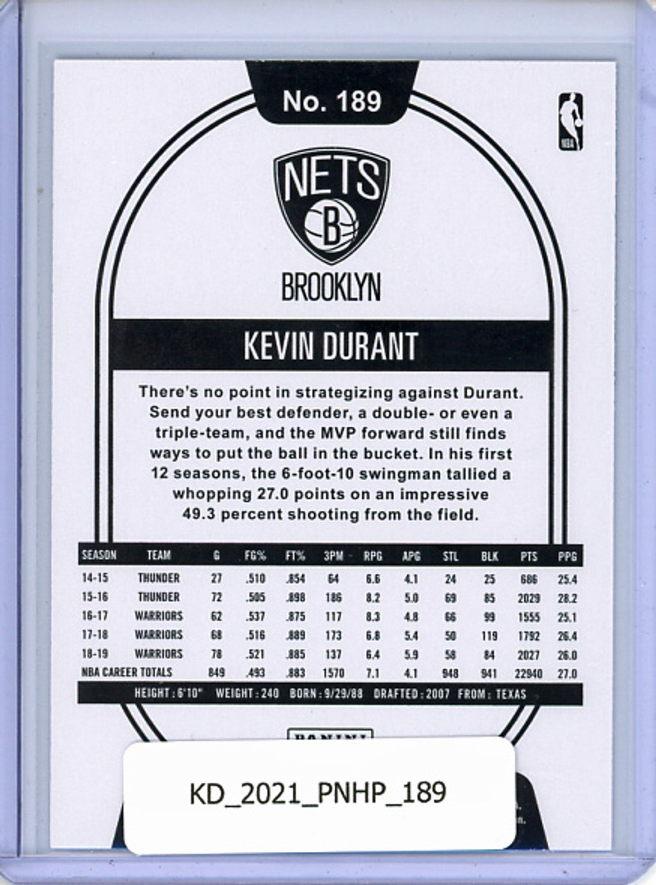 Kevin Durant 2020-21 Hoops #189