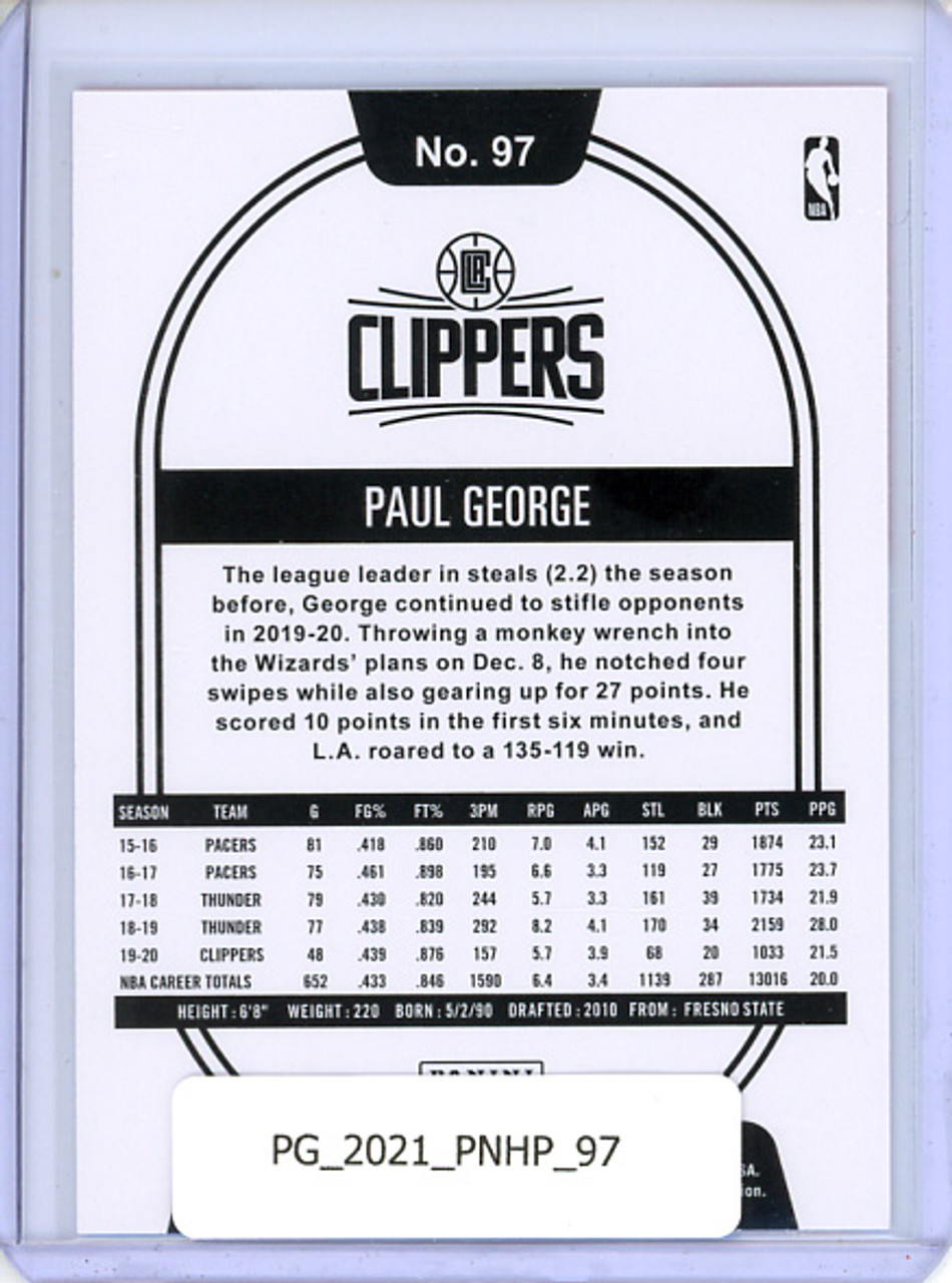 Paul George 2020-21 Hoops #97