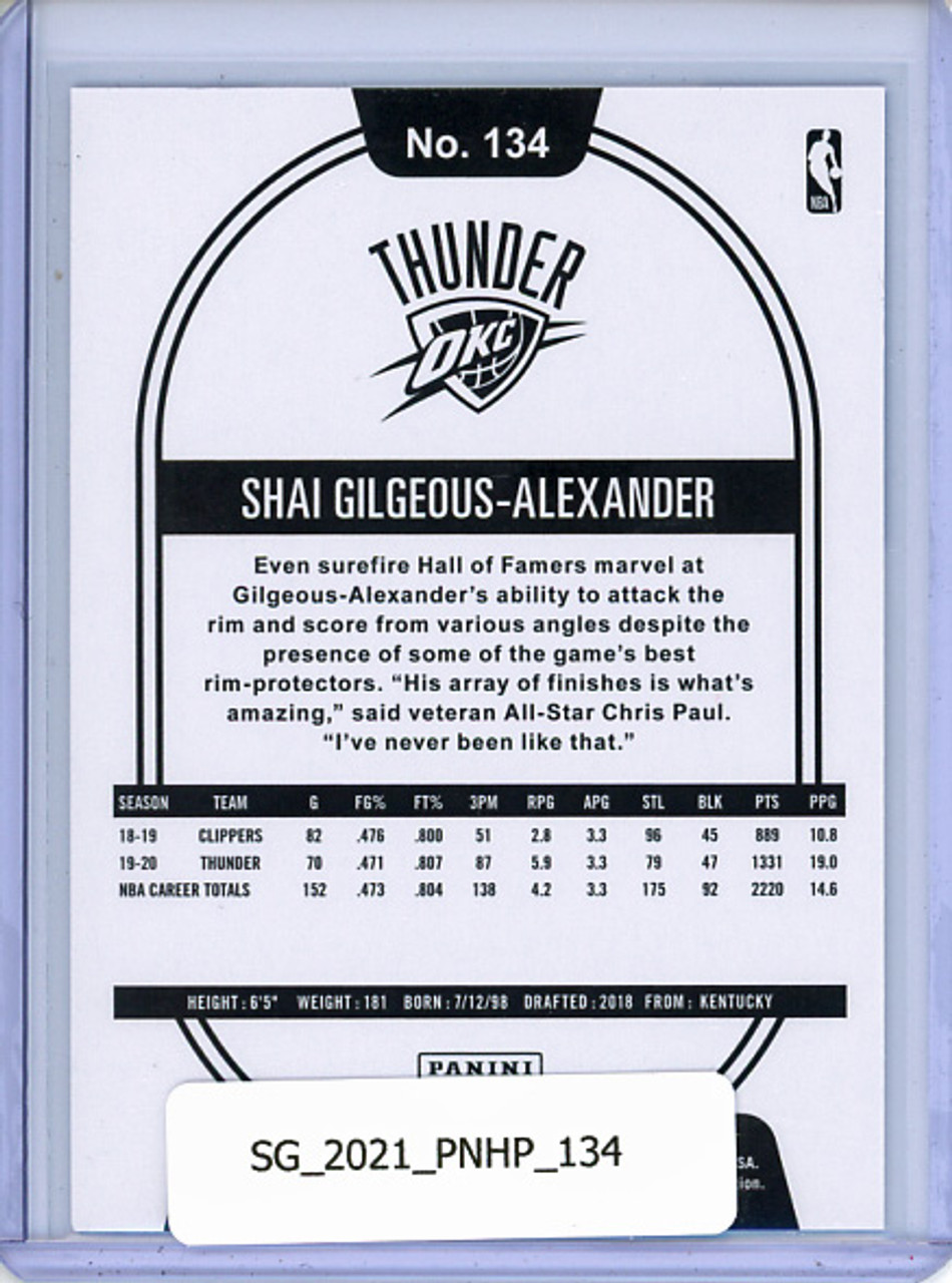Shai Gilgeous-Alexander 2020-21 Hoops #134