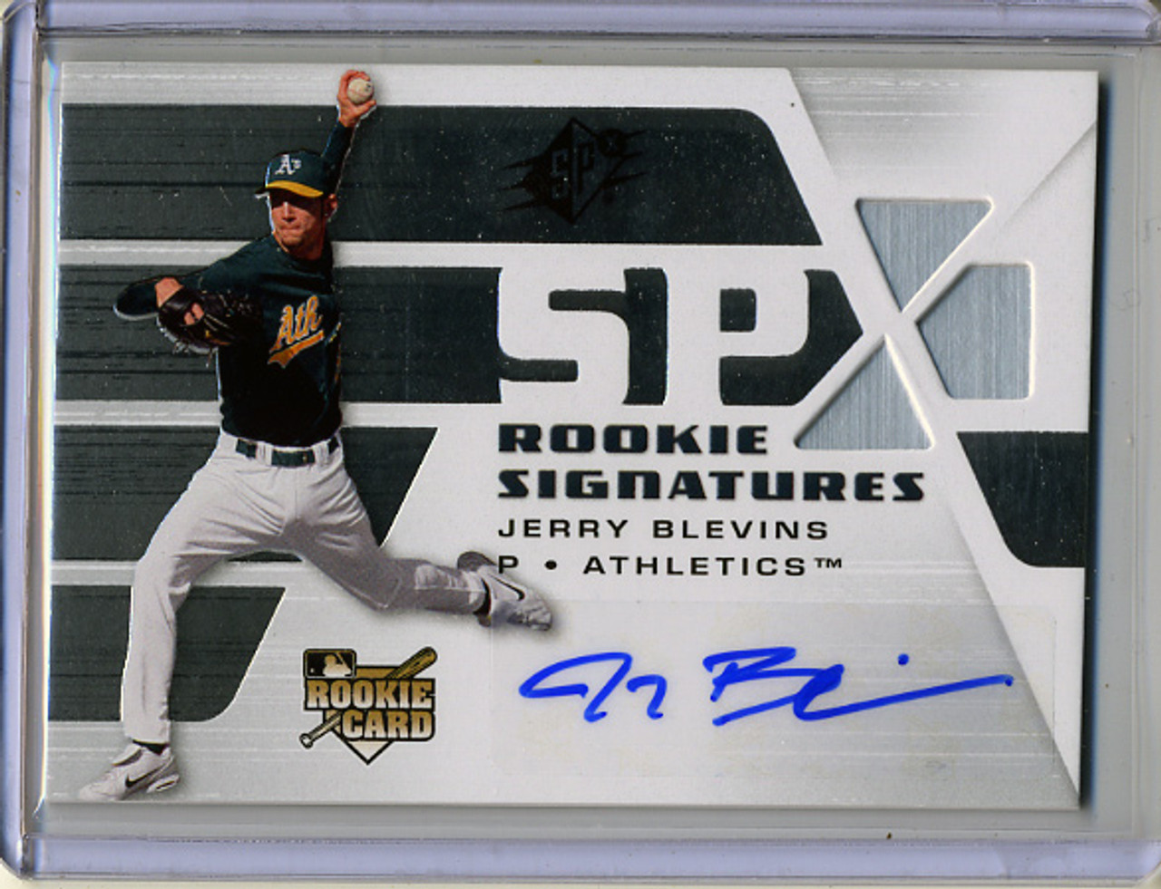 Jerry Blevins 2008 SPx #131 Rookie Signatures