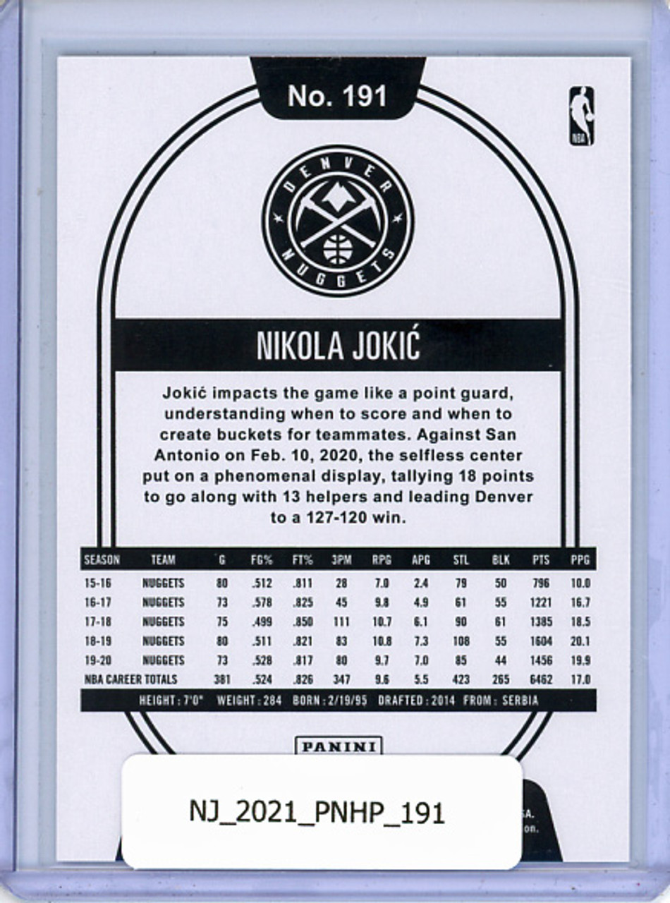 Nikola Jokic 2020-21 Hoops #191