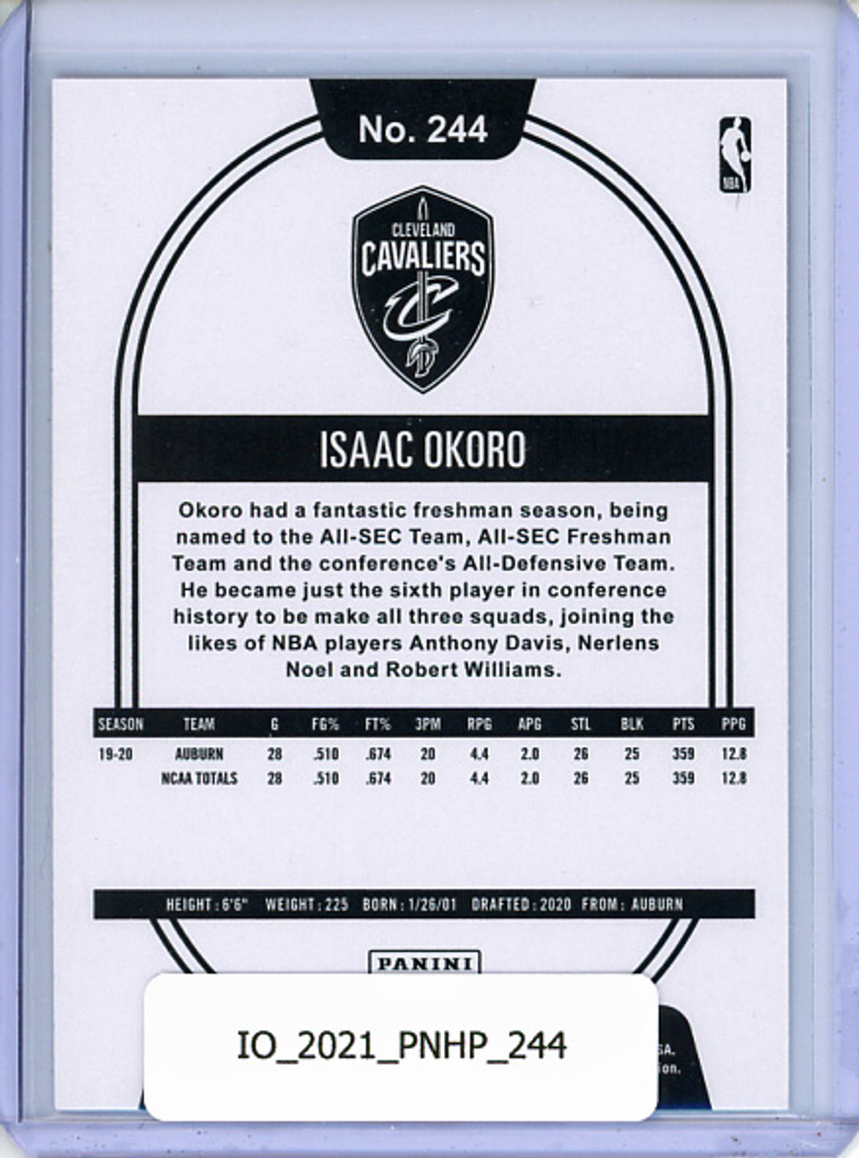 Isaac Okoro 2020-21 Hoops #244