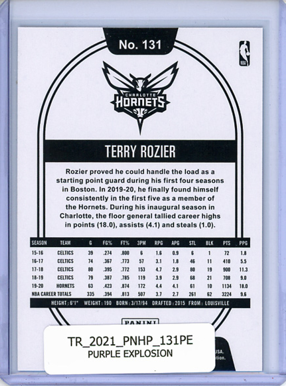 Terry Rozier 2020-21 Hoops #131 Purple Explosion