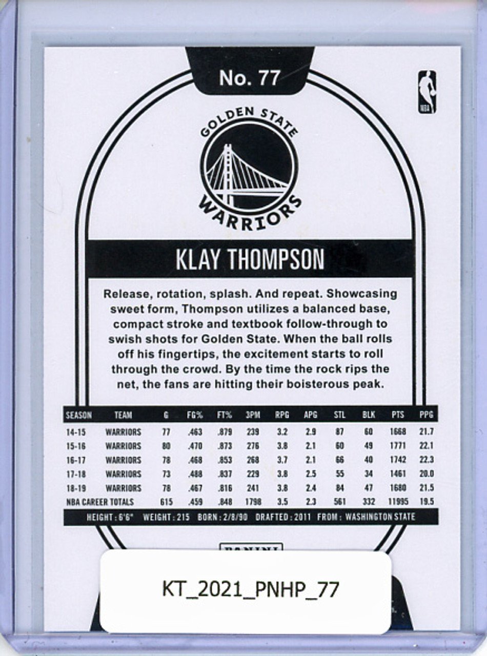 Klay Thompson 2020-21 Hoops #77