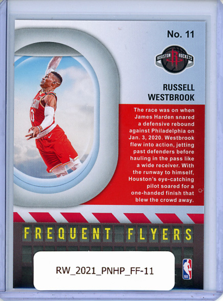 Russell Westbrook 2020-21 Hoops, Frequent Flyers #11